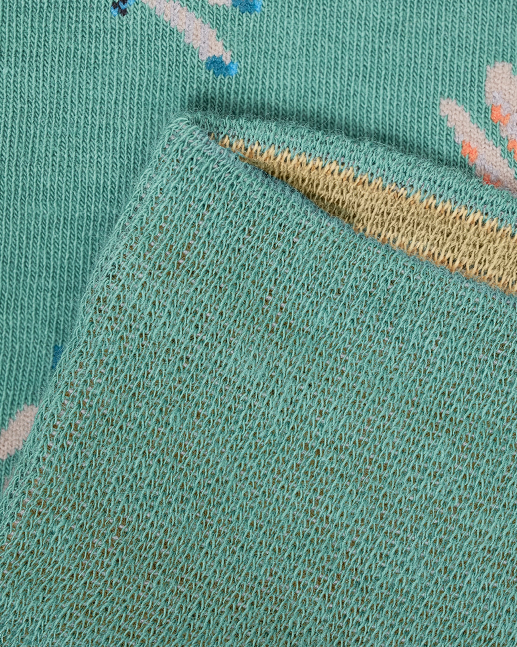 Dragonfly_gemusterte_socken Libelle grüne socken motiv socken bunte socken verückte socken anzugssocken business socken nachhaltig aus bio baumwolle details