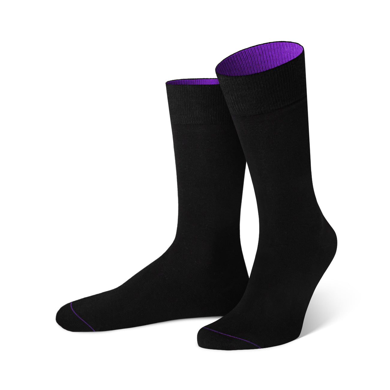 classic socken schwarz unisex Damen herren bunte innenbunt