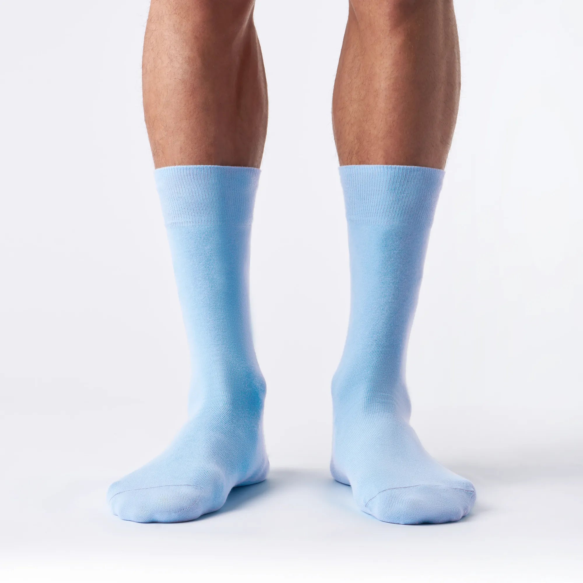 LightBlue_classic_socken anzugssocken business socken aus bio baumwolle blau unisex herren damen