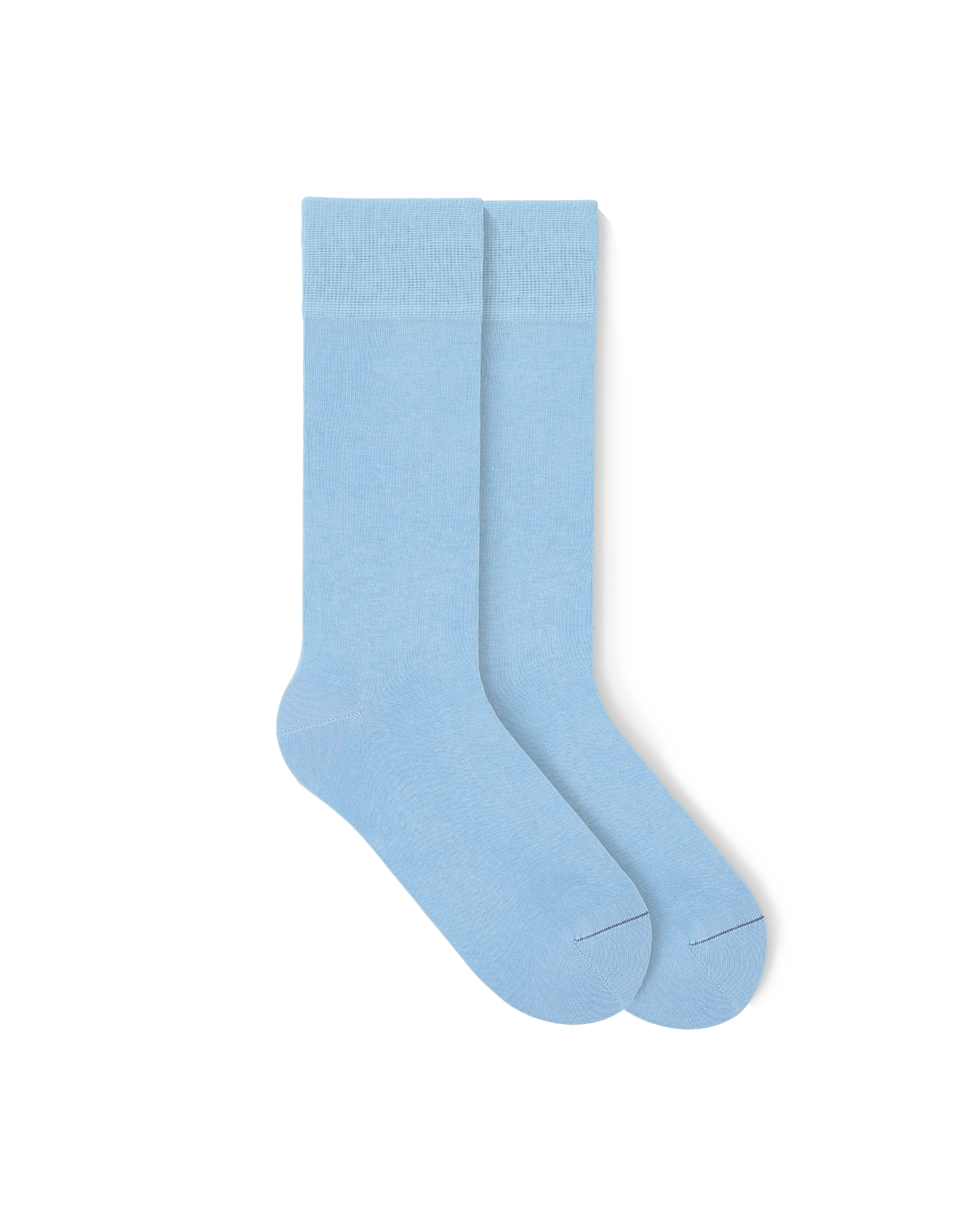 LightBlue_classic_socken anzugssocken business socken aus bio baumwolle blau unisex herren damen