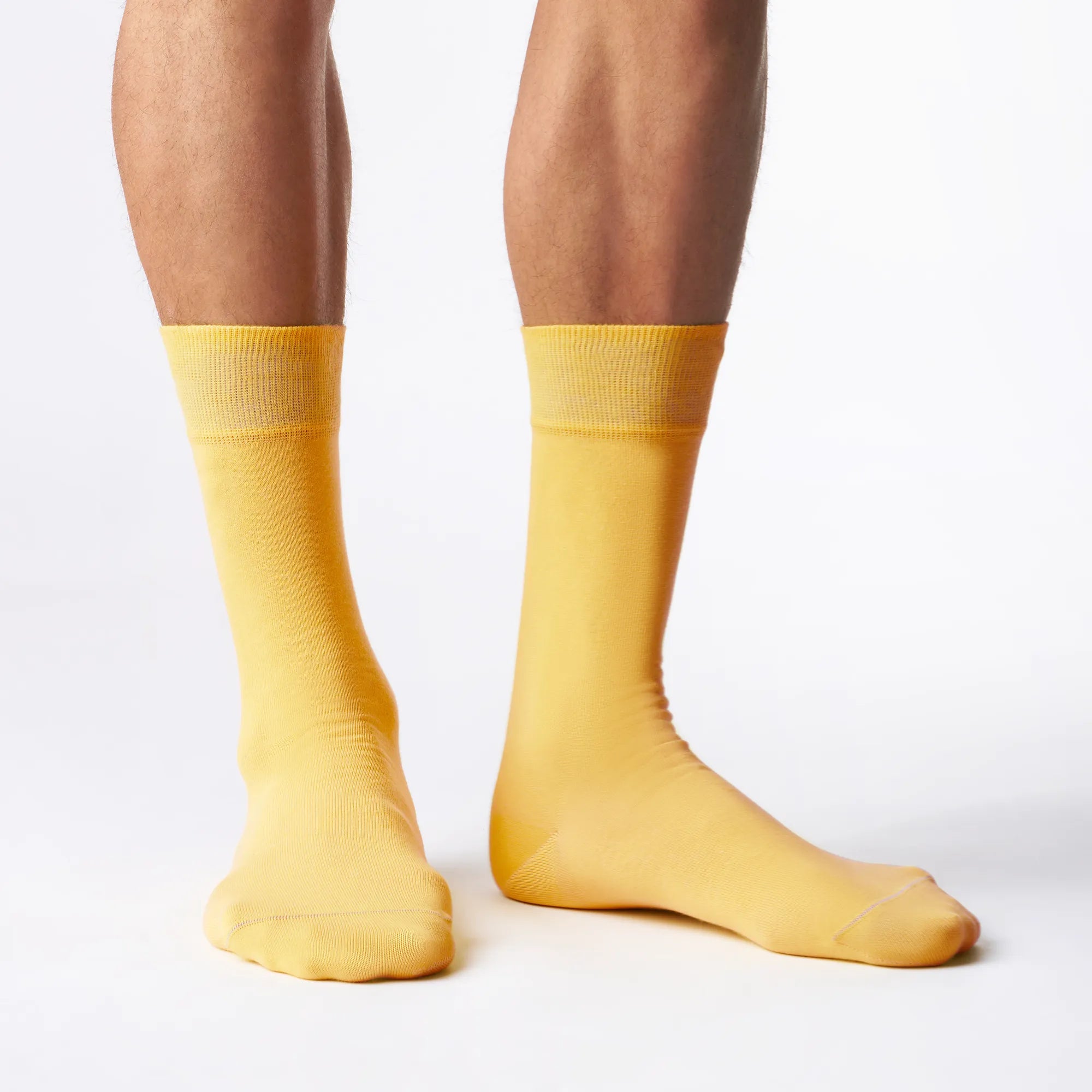 Yellow_classic_socken anzugssocken business socken aus bio baumwolle blau unisex herren damen
