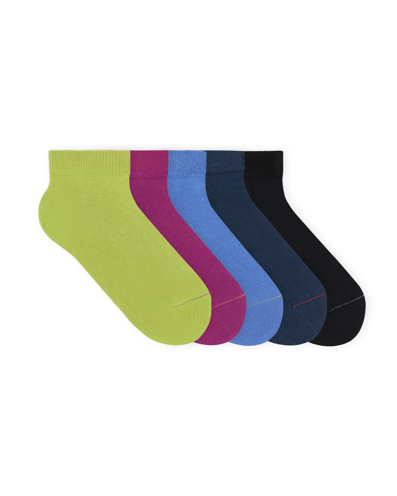 kurze sneaker socken set bunt - multicolor classic sneaker socks