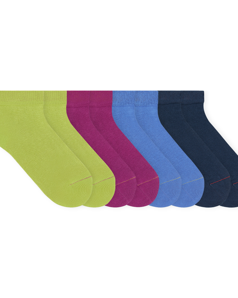 kurze sneaker socken set bunt - multicolor classic sneaker socks