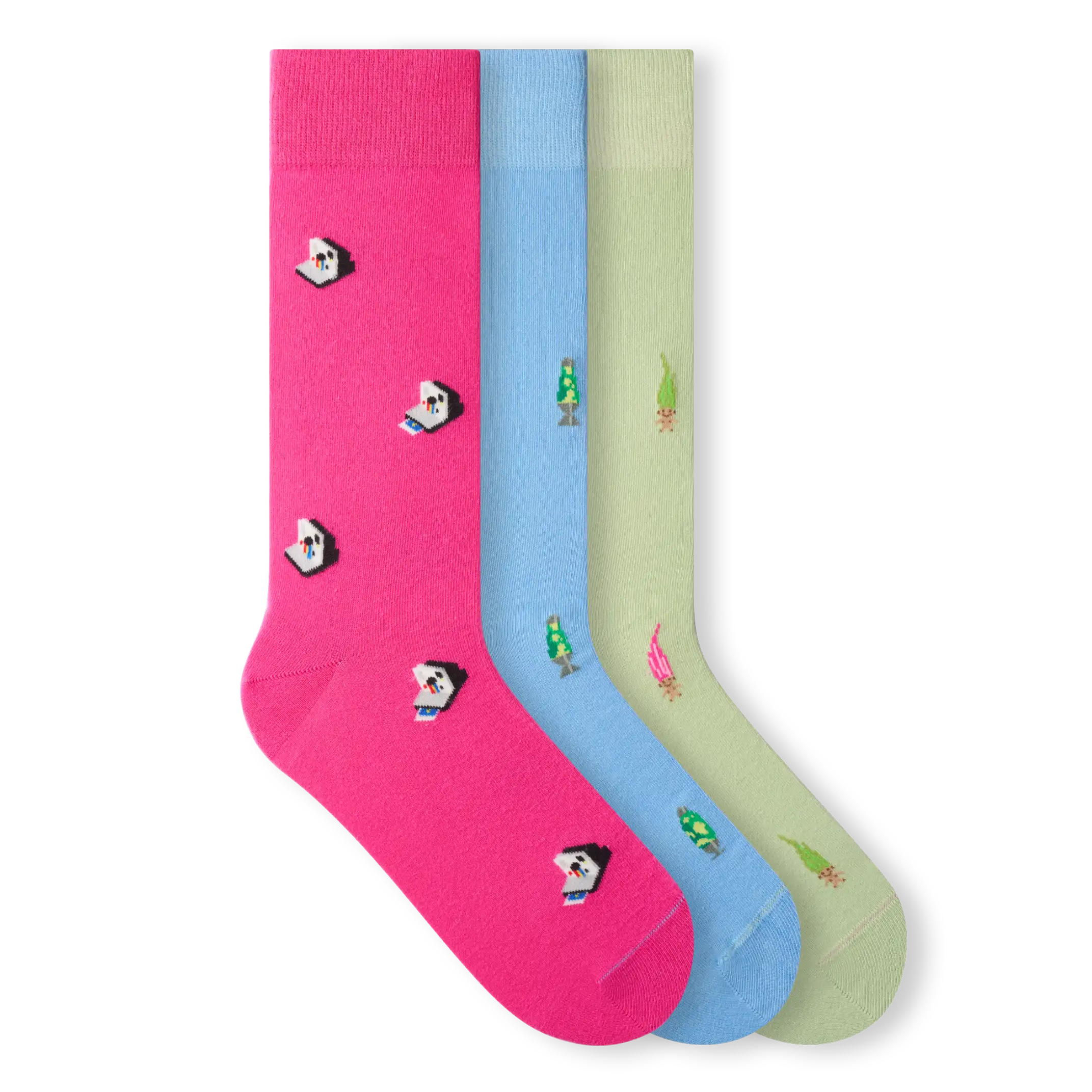 Motivsocken aus Bio-Baumwolle - 3er Set