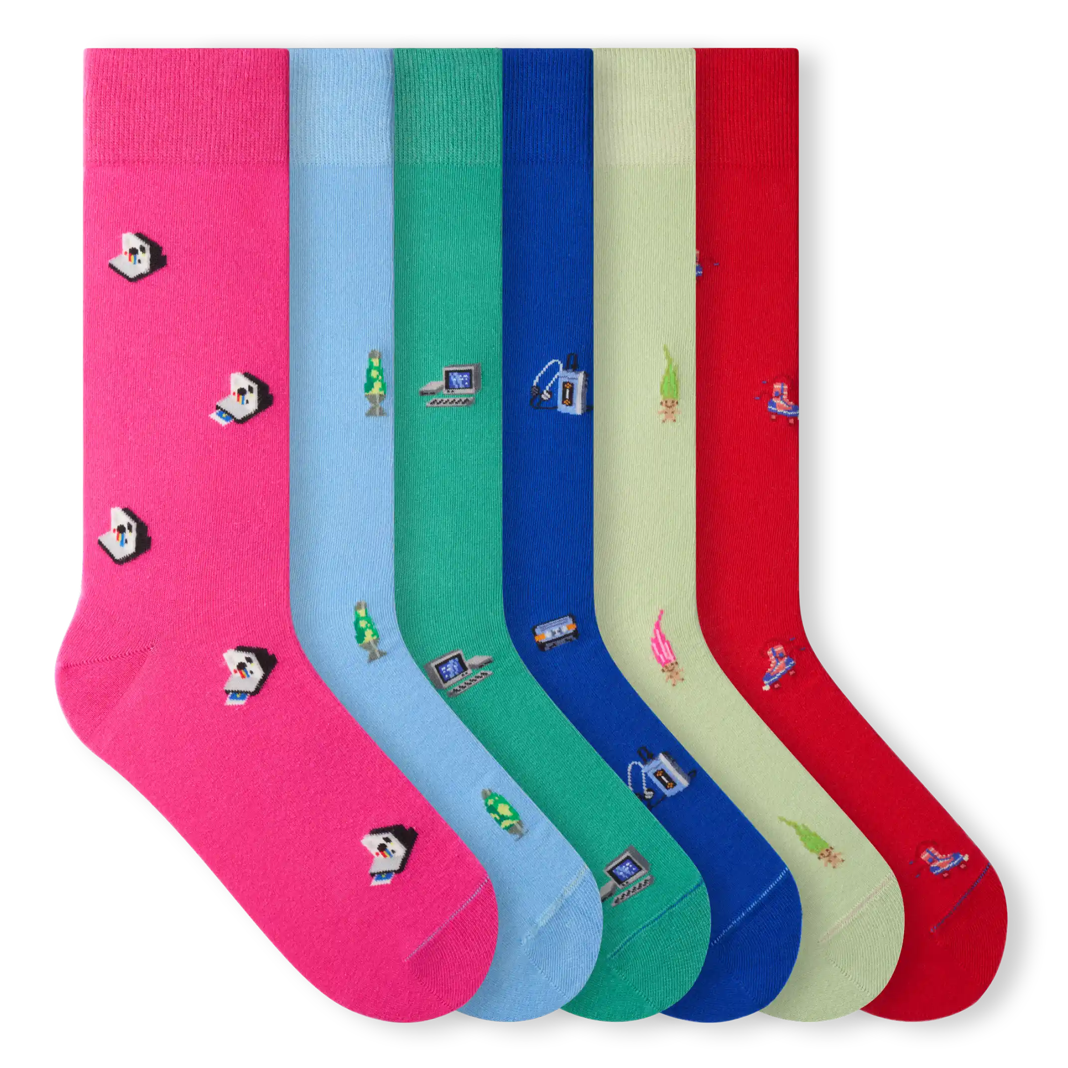 Motivsocken aus Bio-Baumwolle - 6er Set