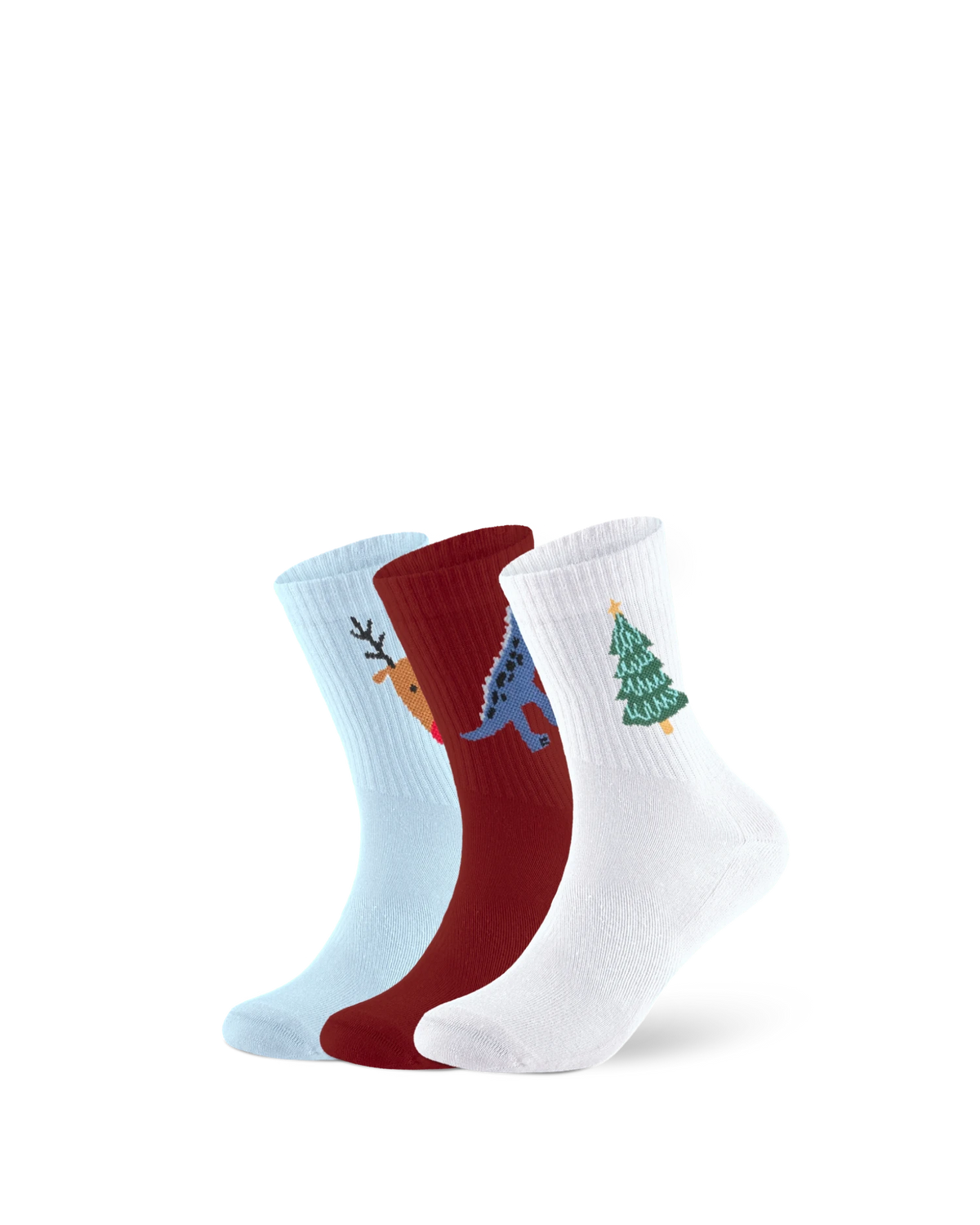 KIDS 3er-Set Tennissocken Weihnachten