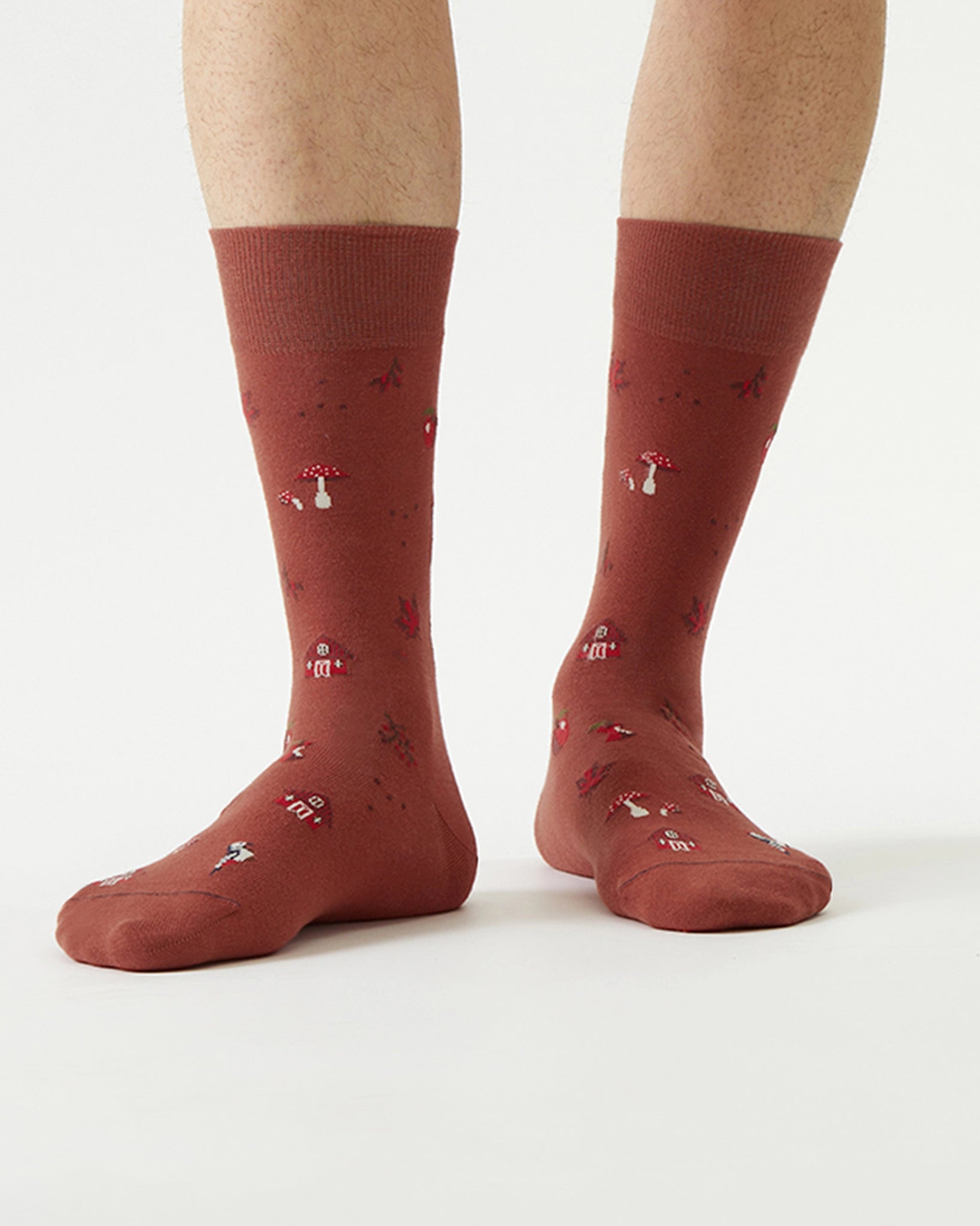 pilze-socks-ahorn-socken-model