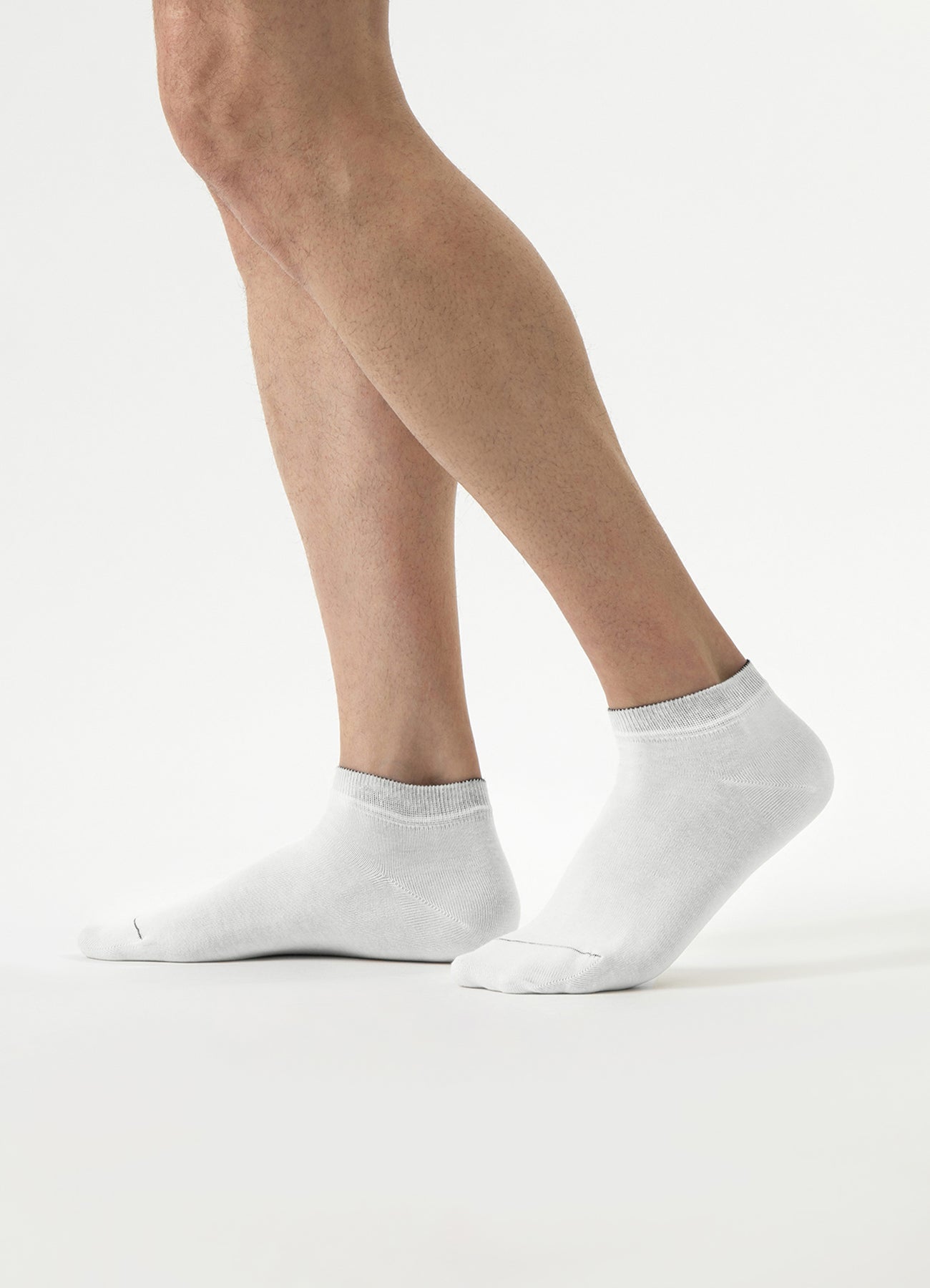 sneaker socken weiß - ankle socks white basics sport socks model