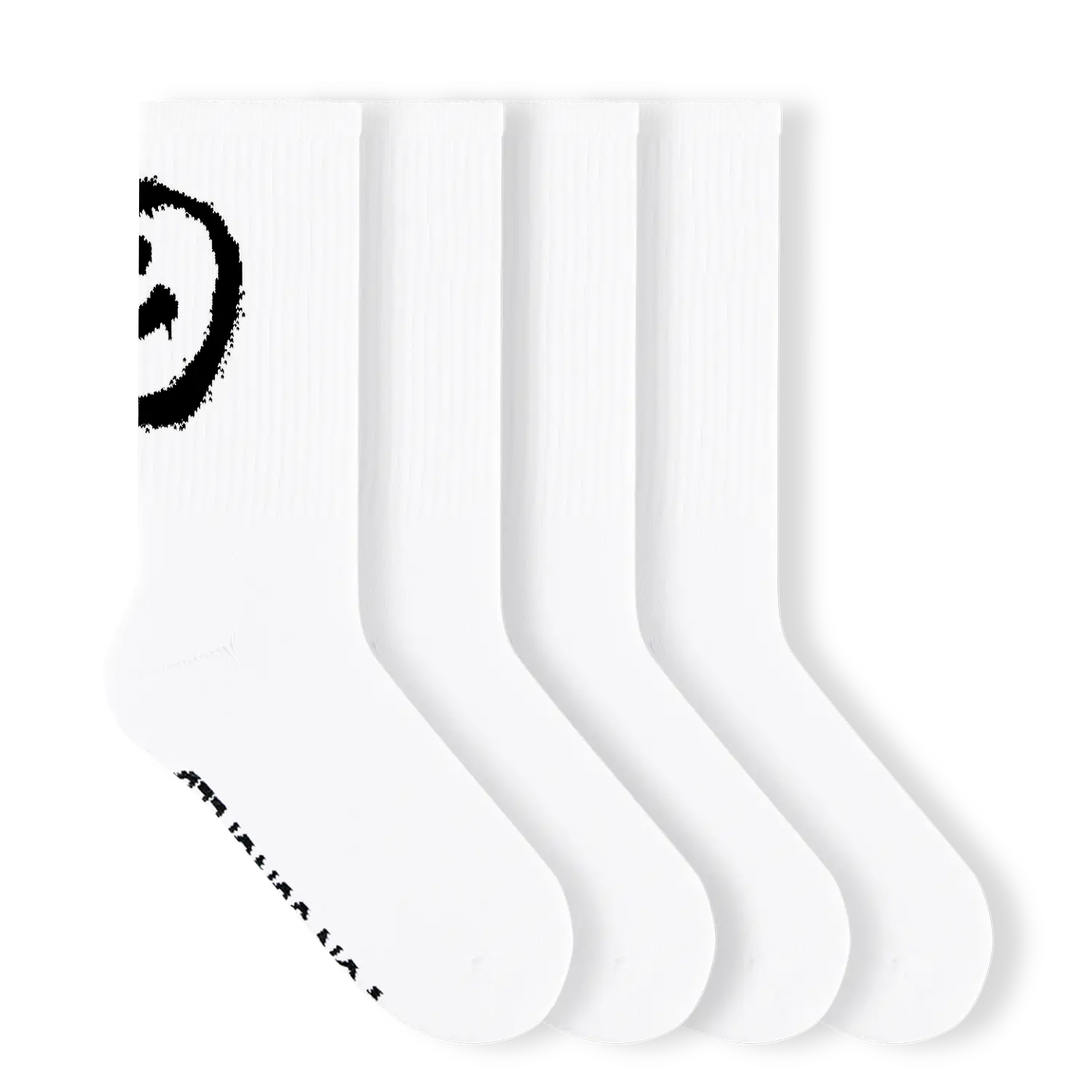 Smiley Tennis Socken | 2 Paar