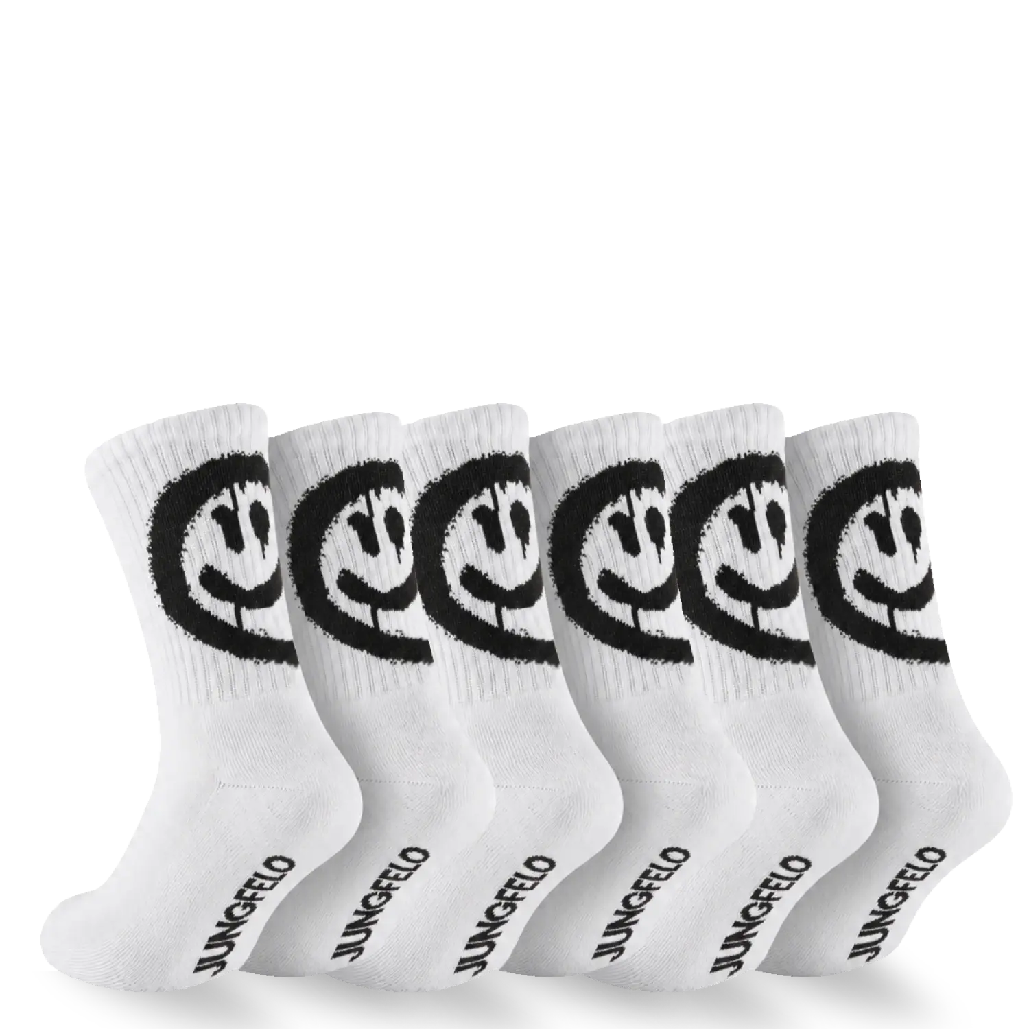 Kinder Happy Face Tennis Socken | 2-6 Paar