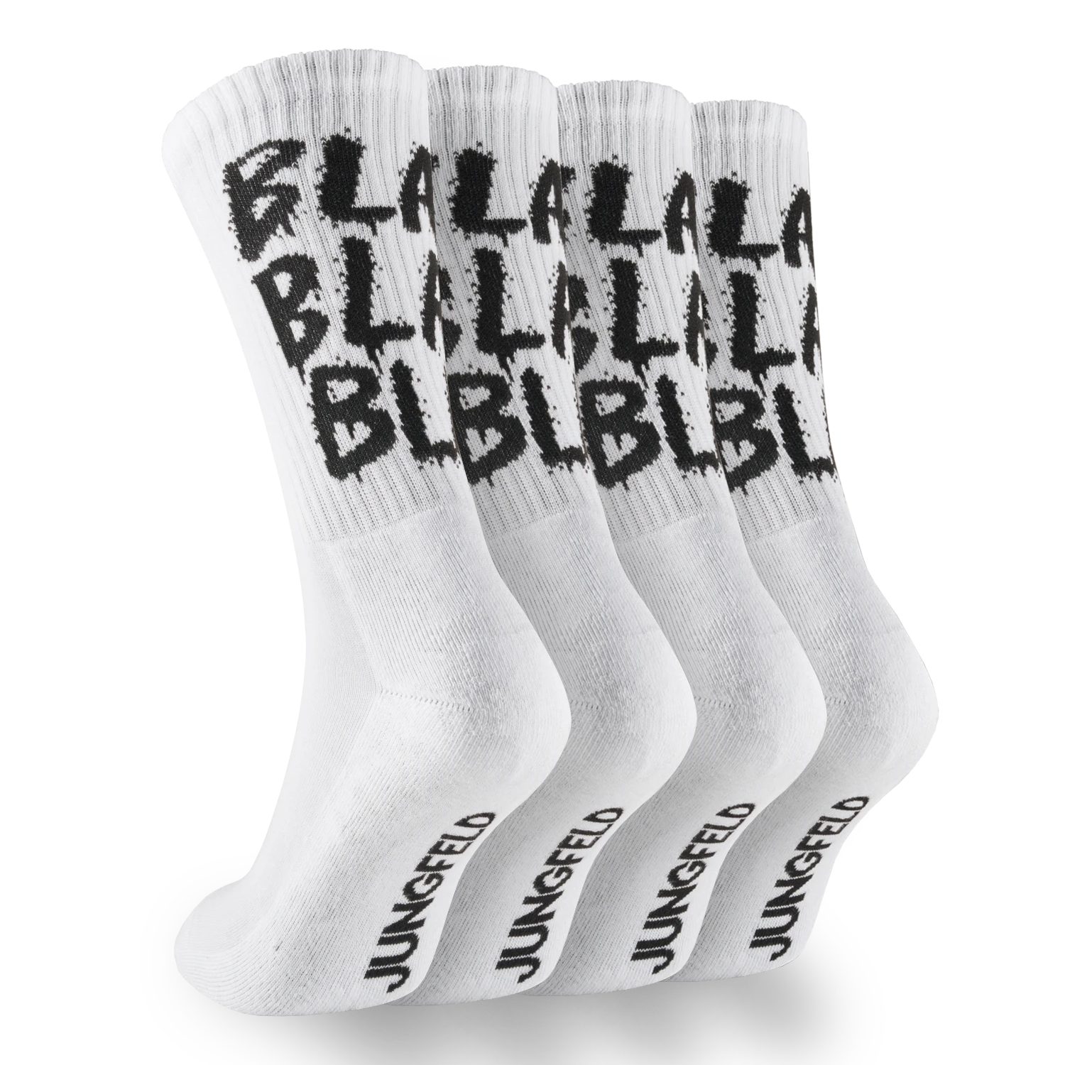 Tennissocken mit Happy Face & Graffiti im Set – 4 oder 6 Paar