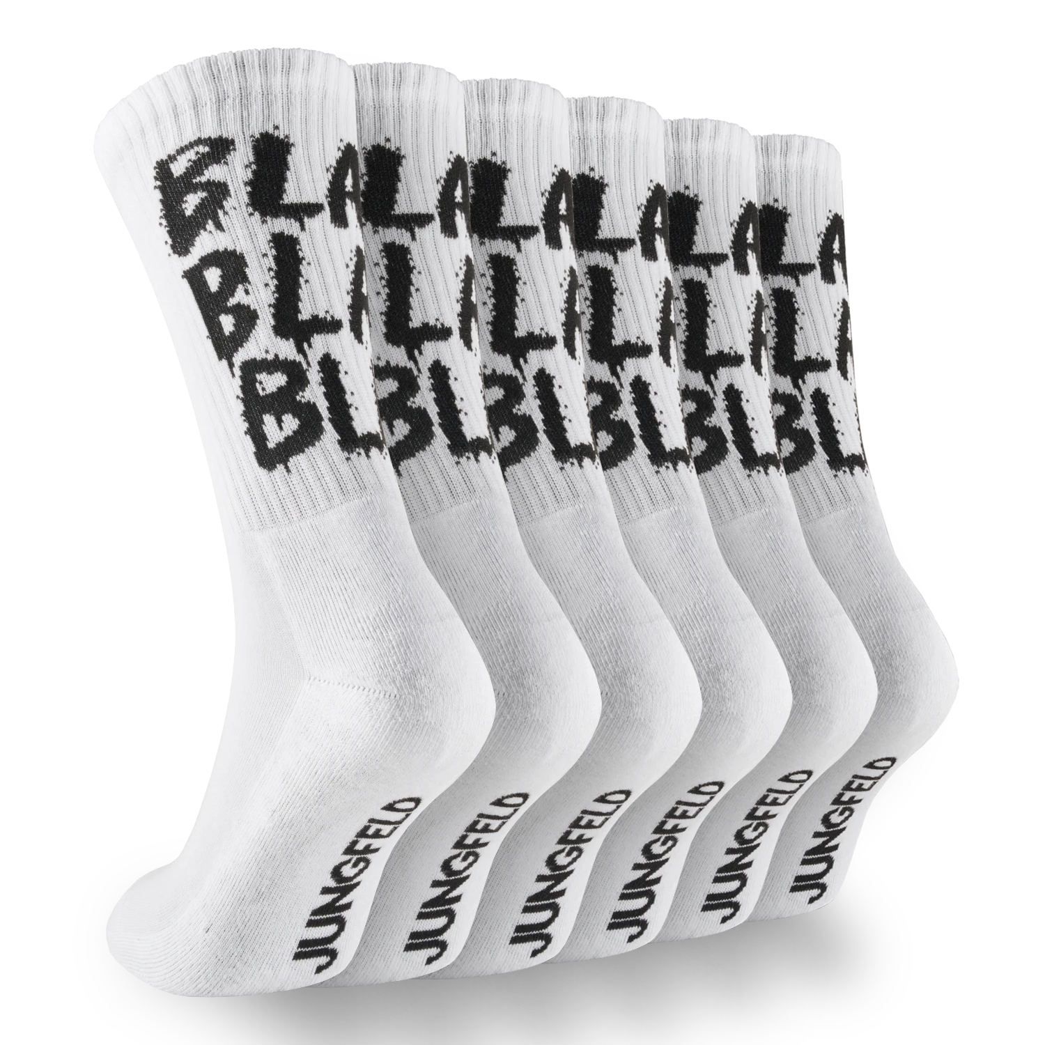 Tennissocken mit Happy Face & Graffiti im Set – 4 oder 6 Paar