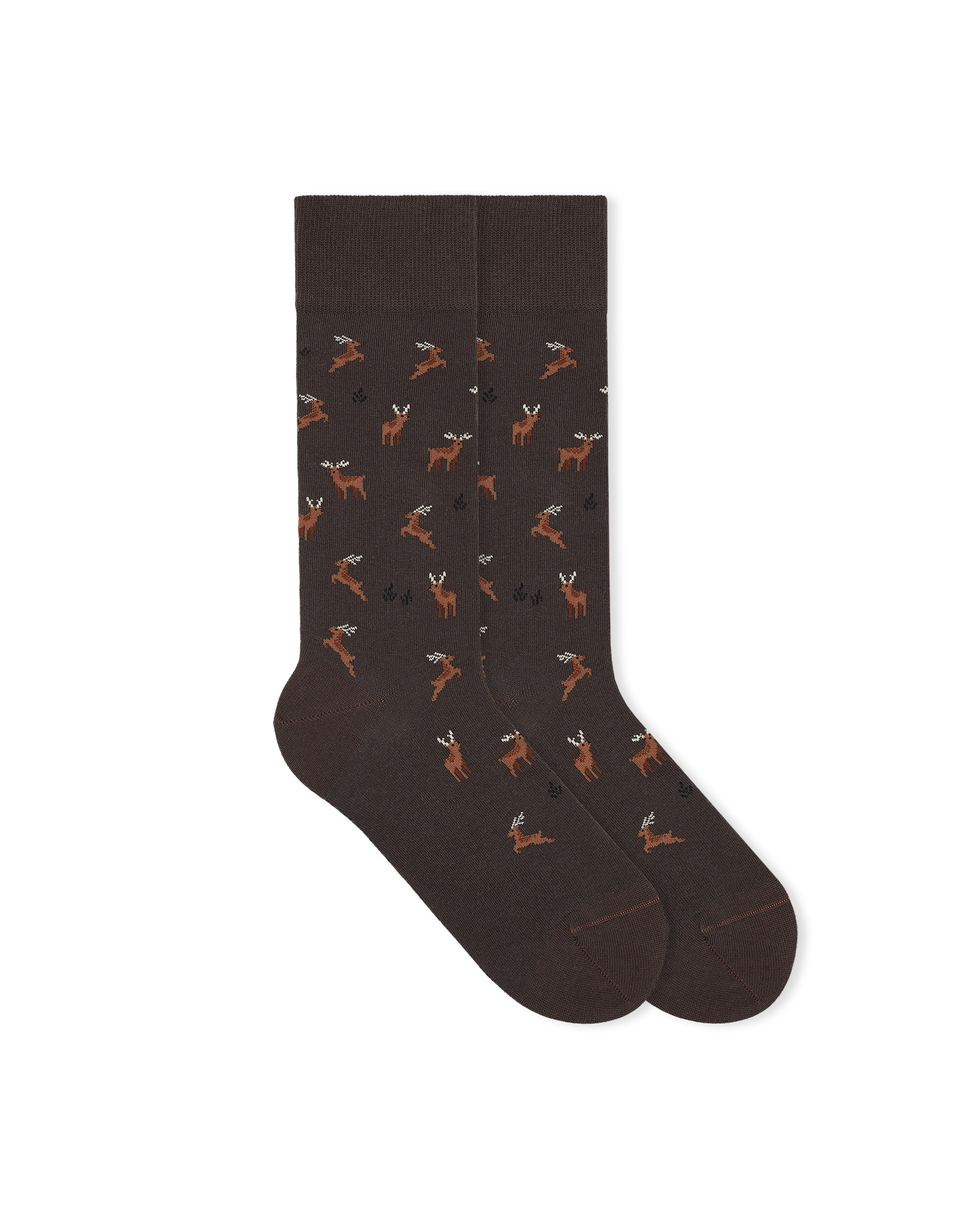 reindeer-socks-rudolf-socken-brown-forest