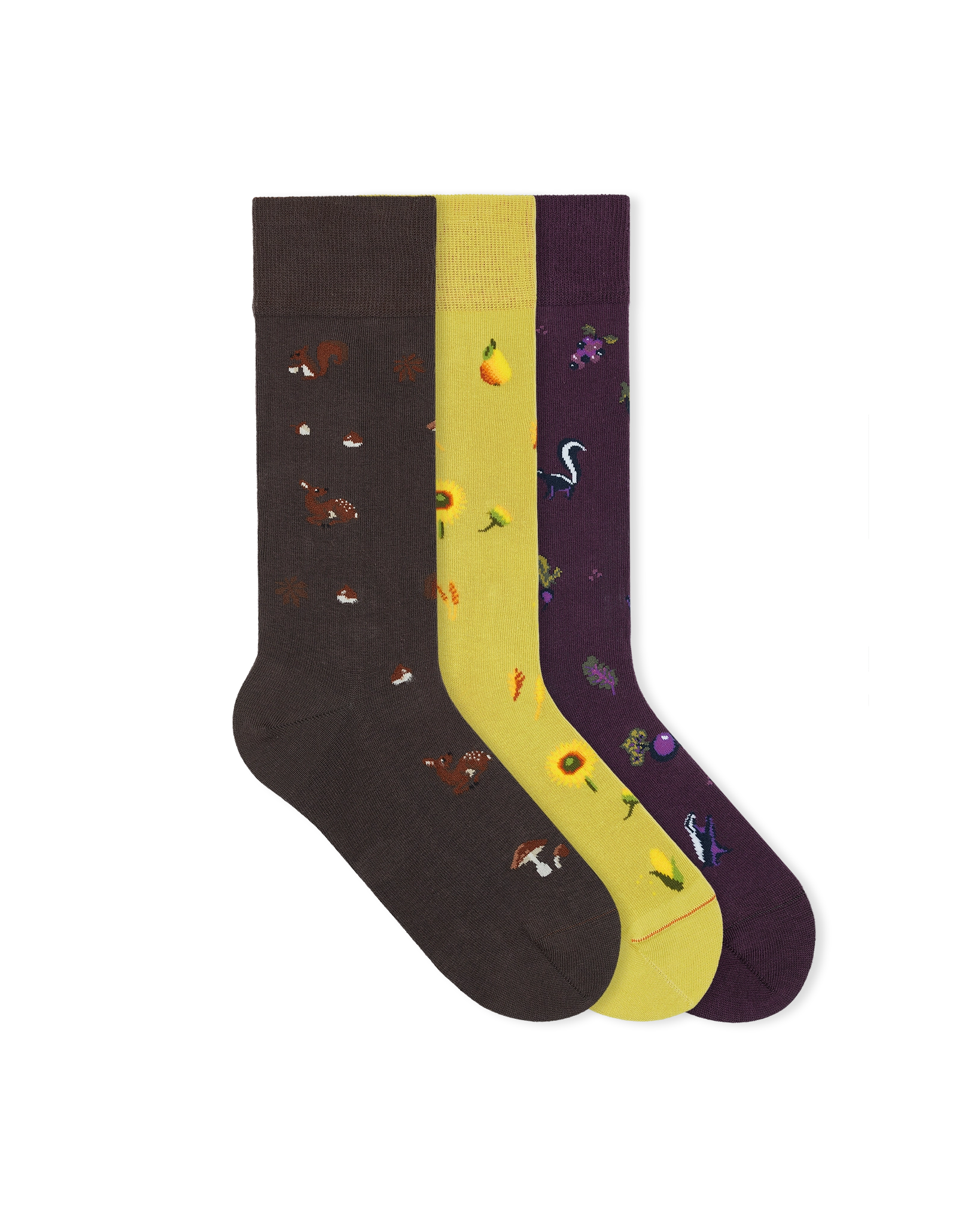 motif-socks-socken-set-deer-crops-skunk