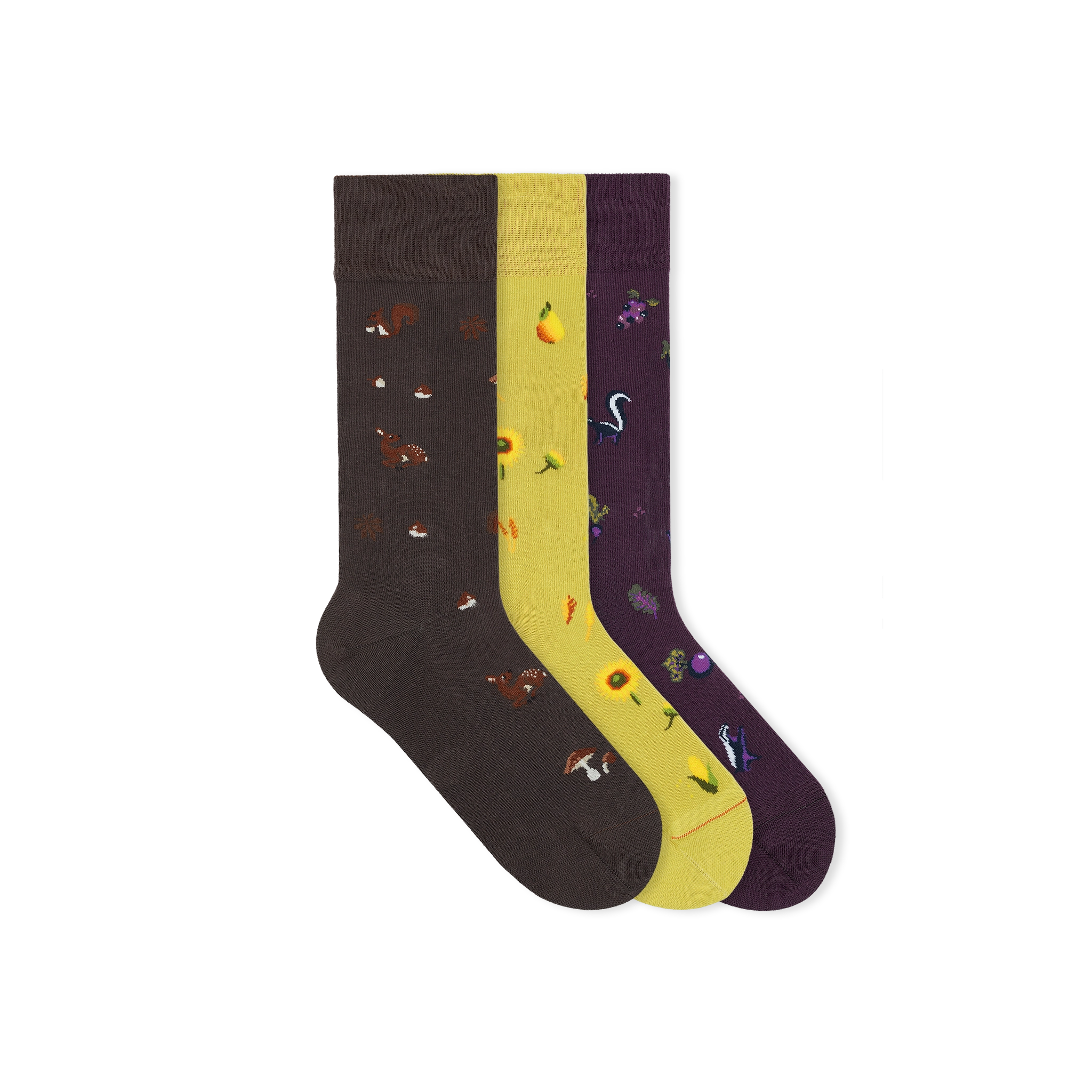 motif-socks-socken-set-deer-crops-skunk
