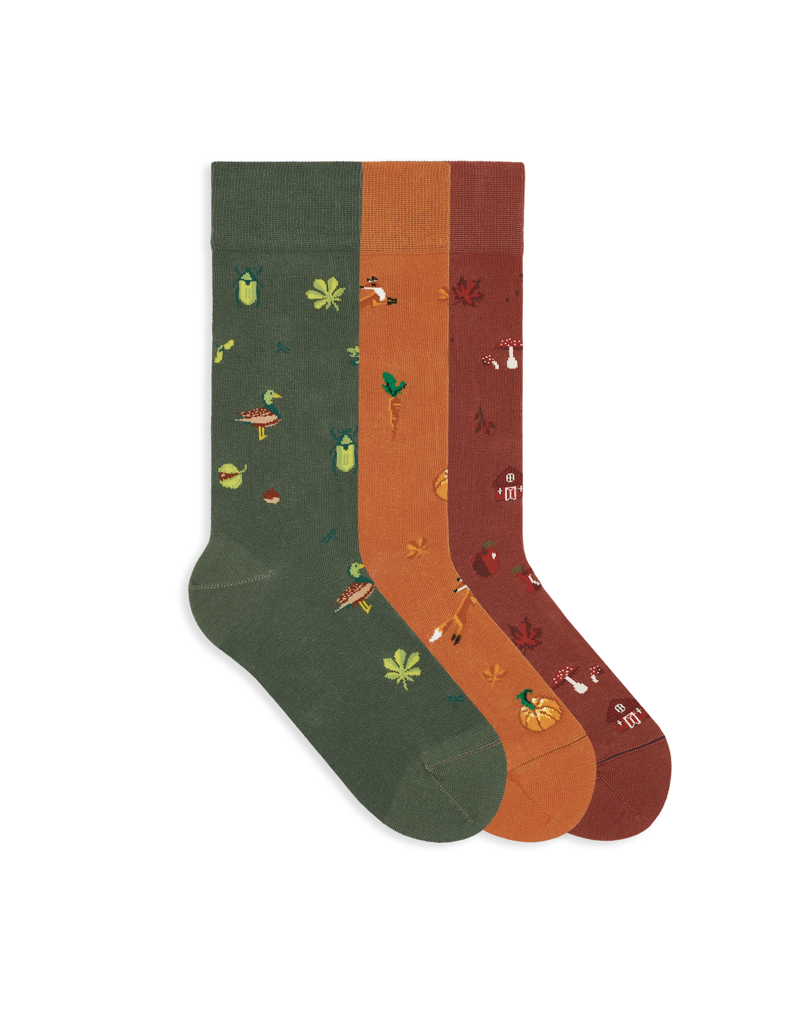 motif-socks-socken-set-duck-fox-maples