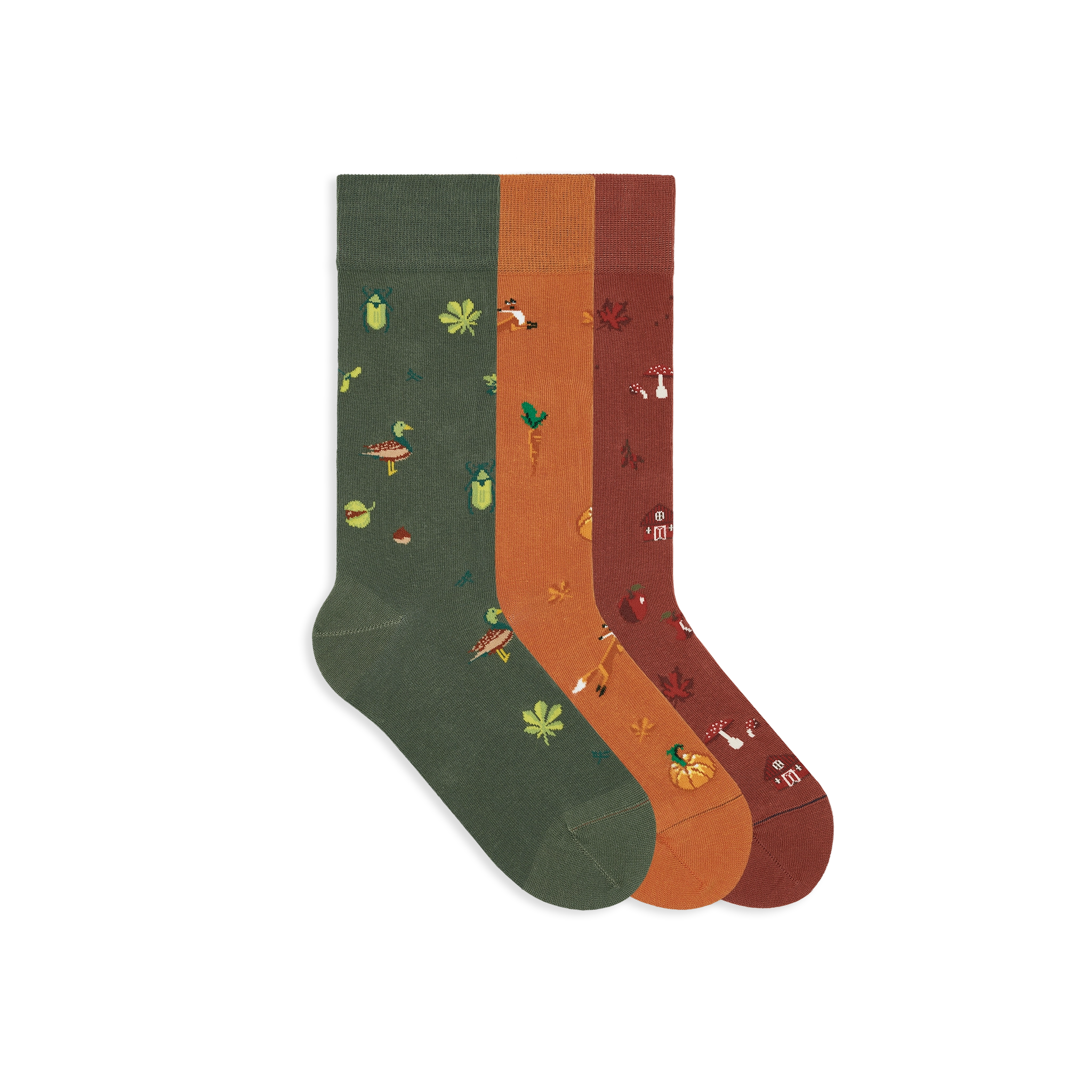 motif-socks-socken-set-duck-fox-maples