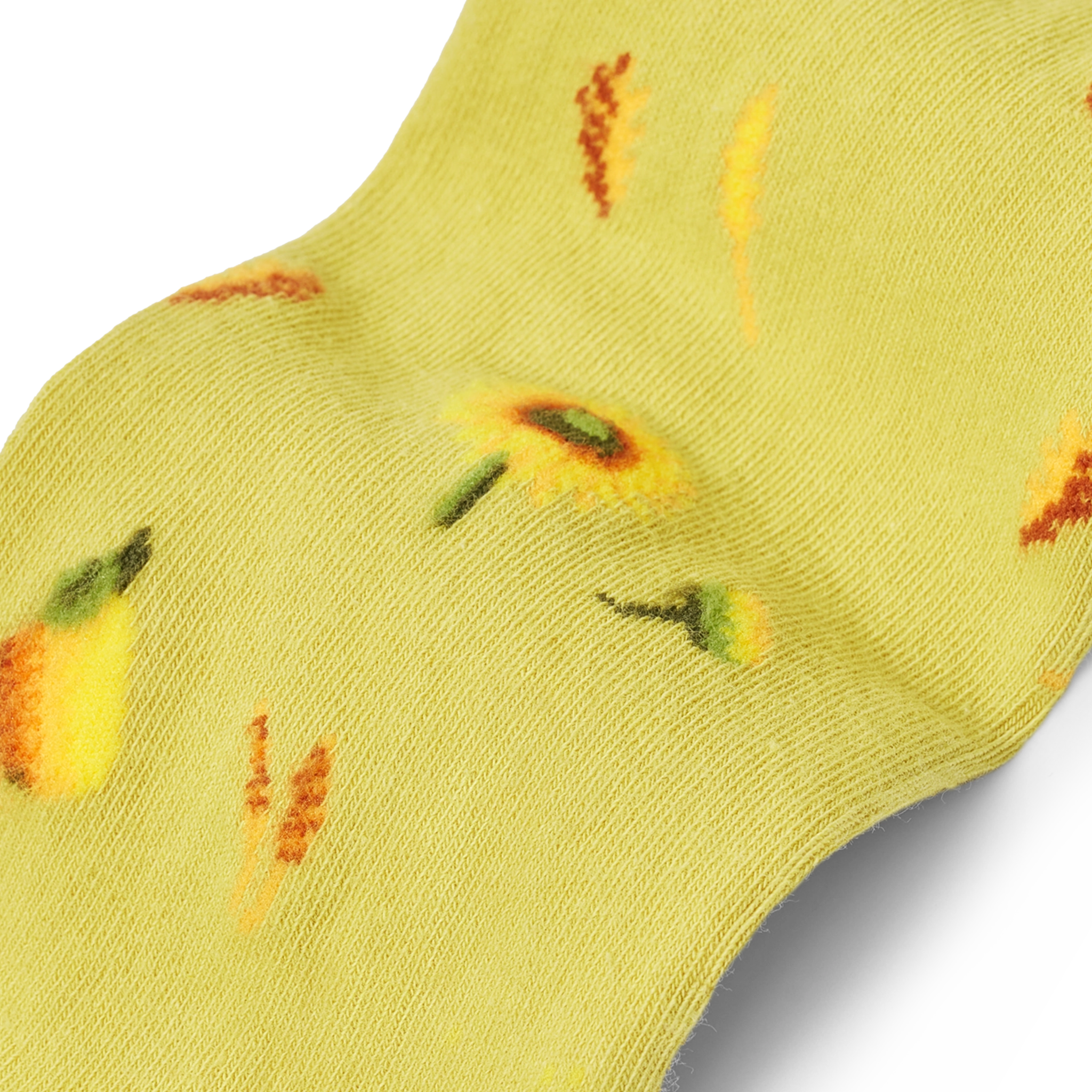 sunflower-socks-sonnenblume-socken-details