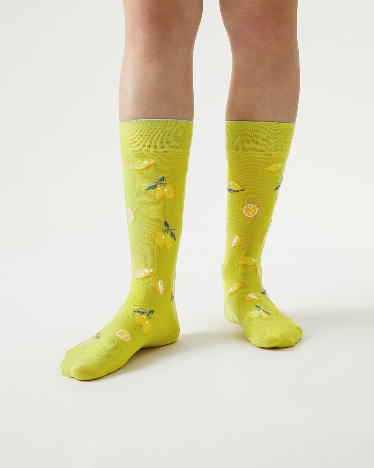 lemon zitronen socken model