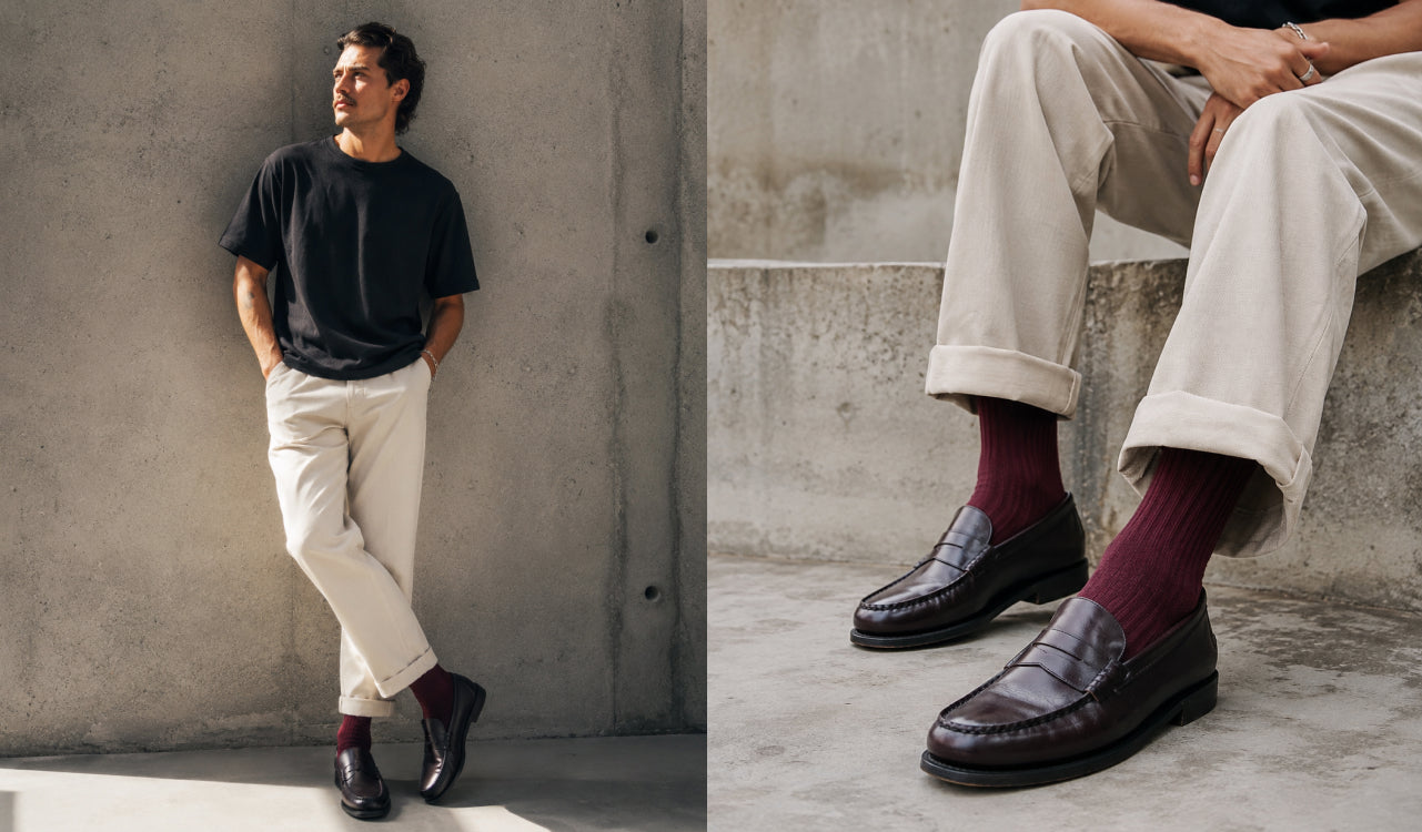 Socken zur Chino: der richtige Look für Business-Casual