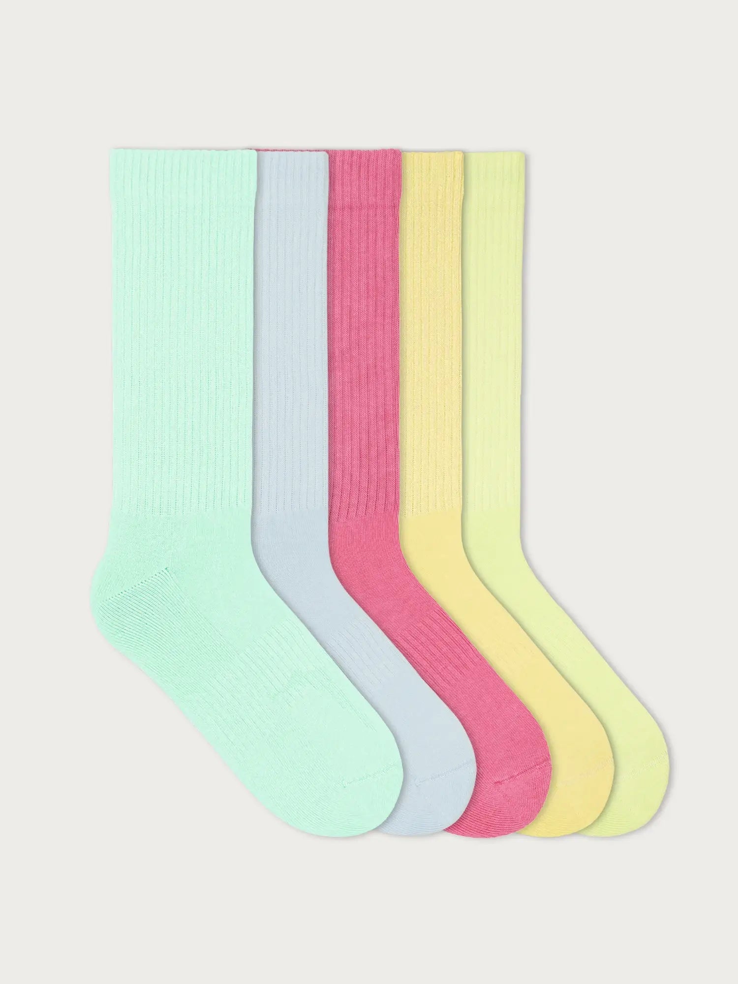 Einfarbige Tennissocken aus Bio-Baumwolle – 10er Set