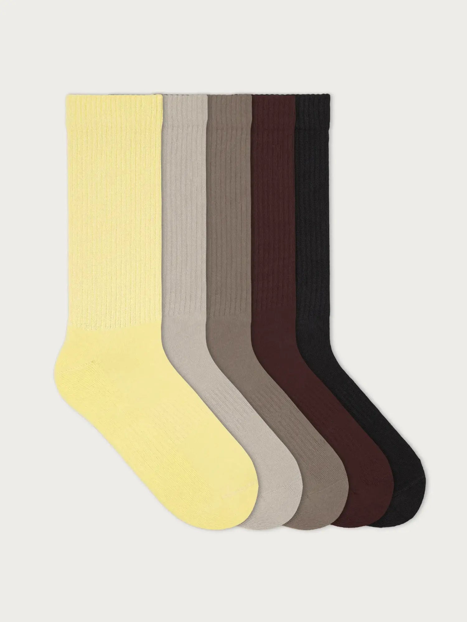 Einfarbige Tennissocken aus Bio-Baumwolle – 10er Set