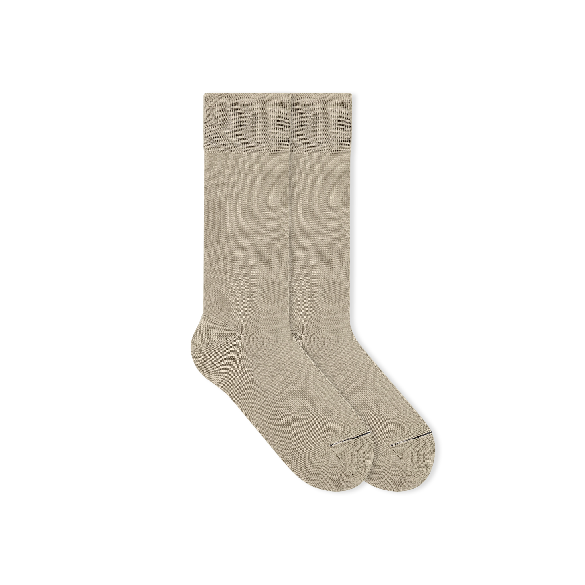 beige-classic-socks-unisex-flat