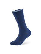 Weihnachtssocke Dachshund Xmas Dark Blue