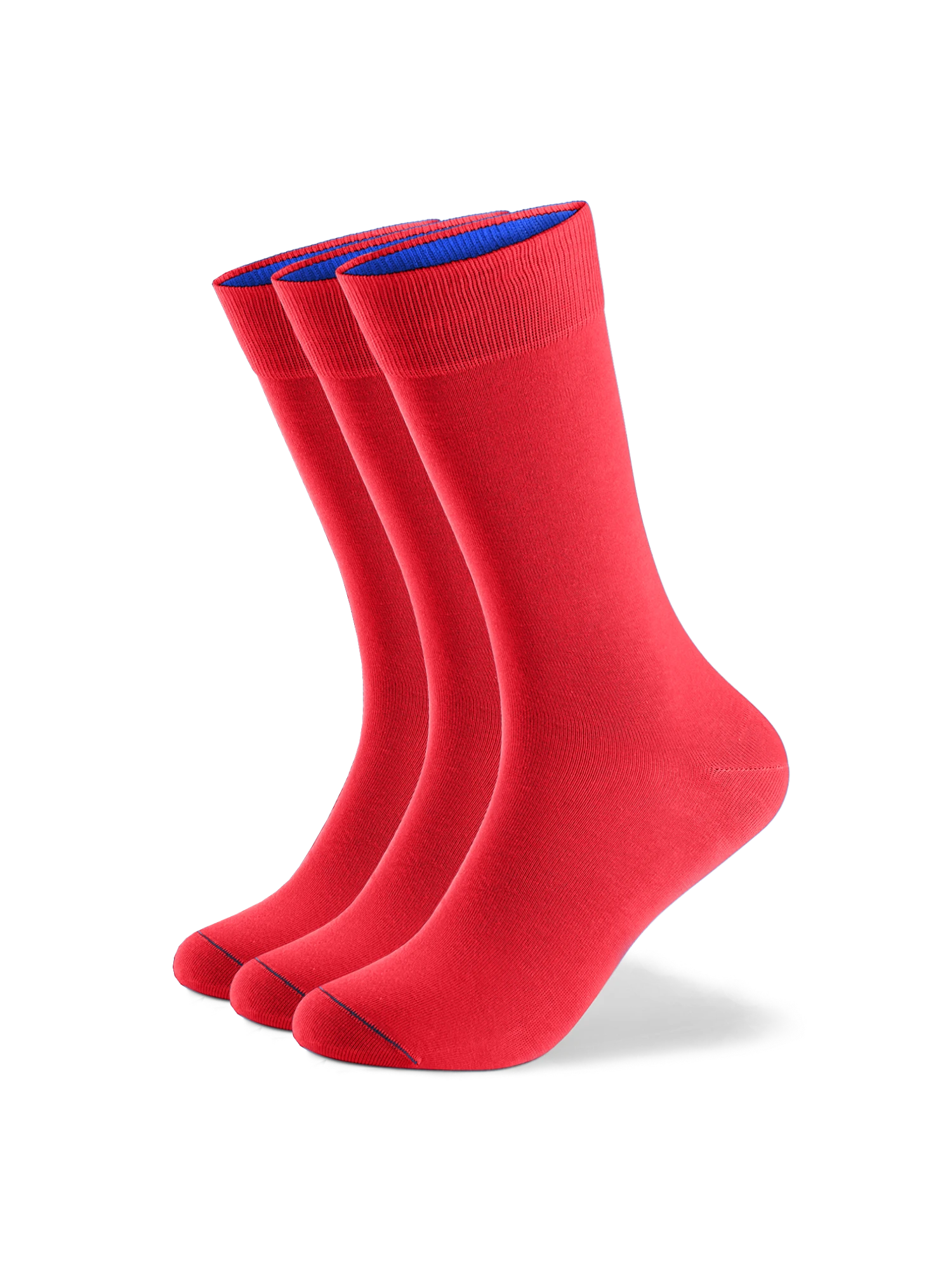 Einfarbige Socken aus Bio-Baumwolle - 3er Set