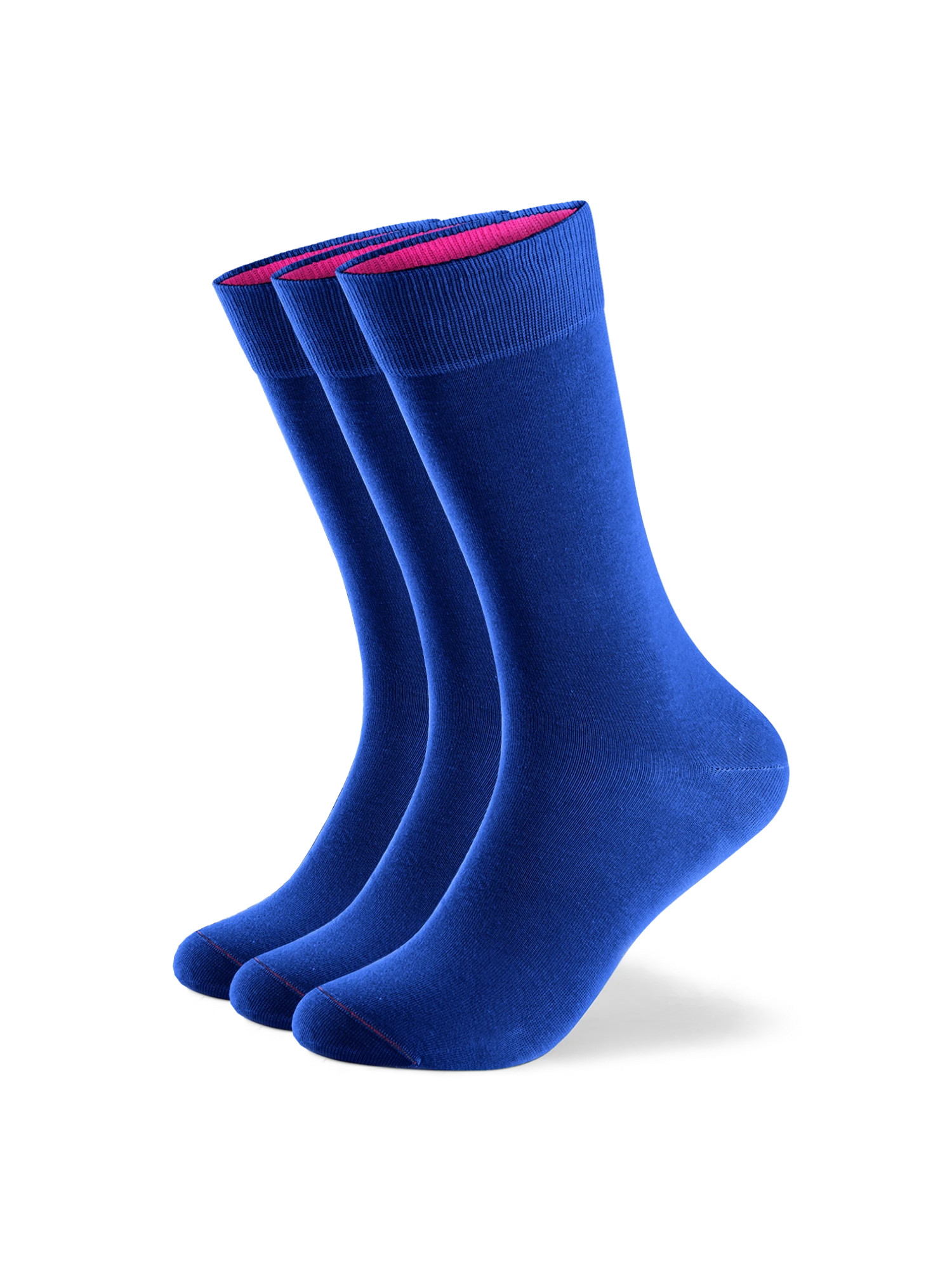Einfarbige Socken aus Bio-Baumwolle - 3er Set