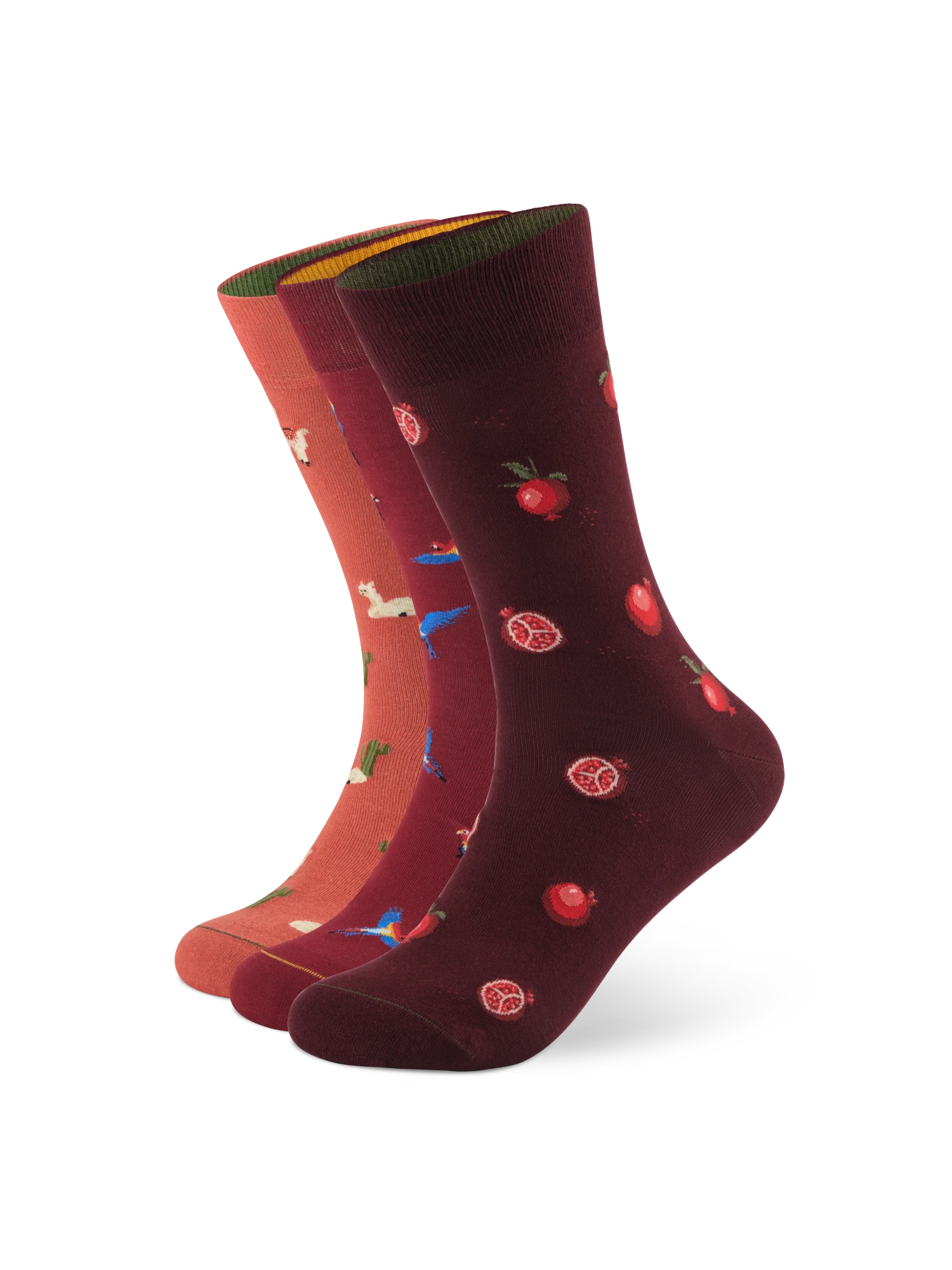 Motivsocken aus Bio-Baumwolle - 3er Set