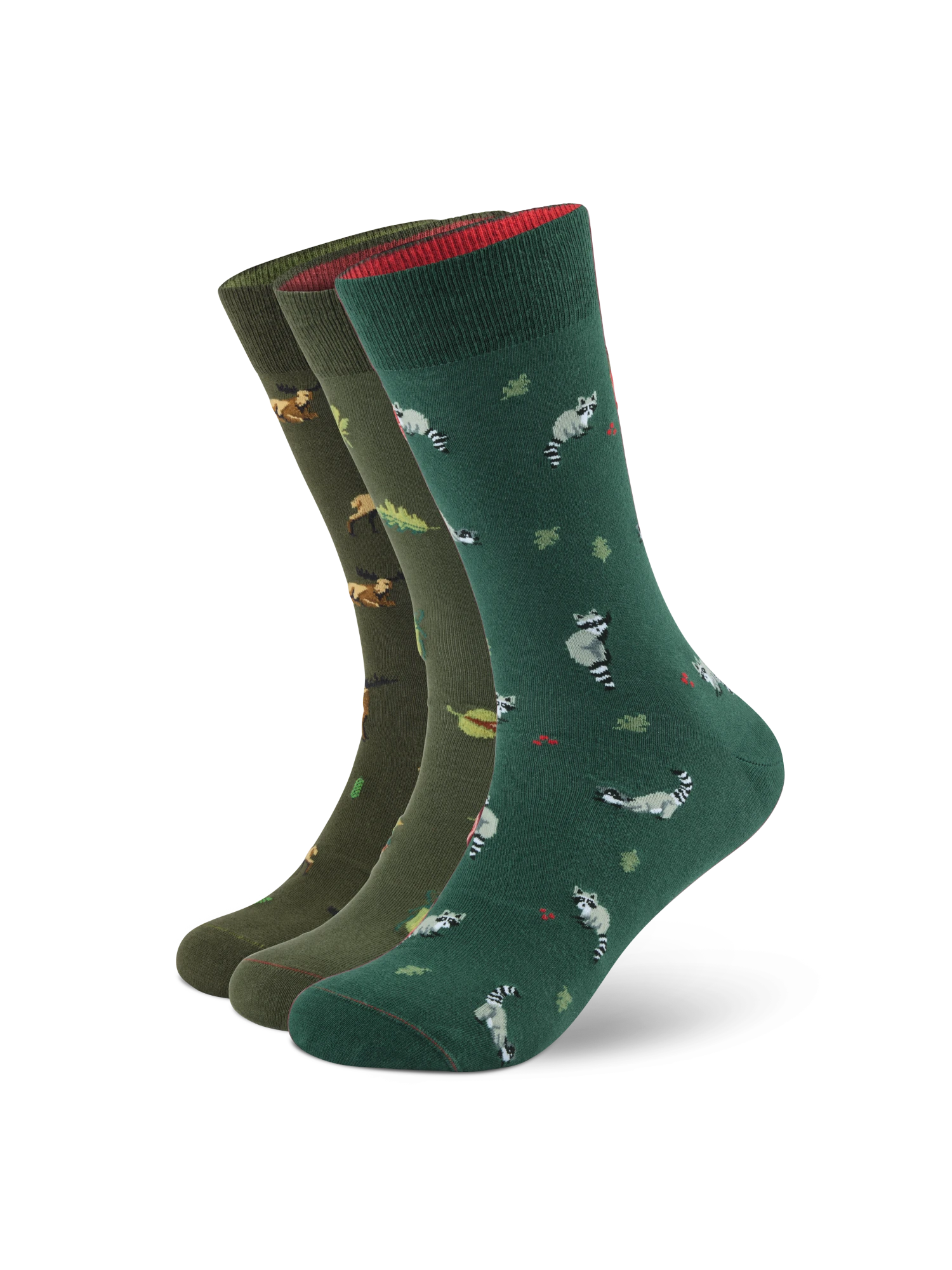 Motivsocken aus Bio-Baumwolle - 3er Set