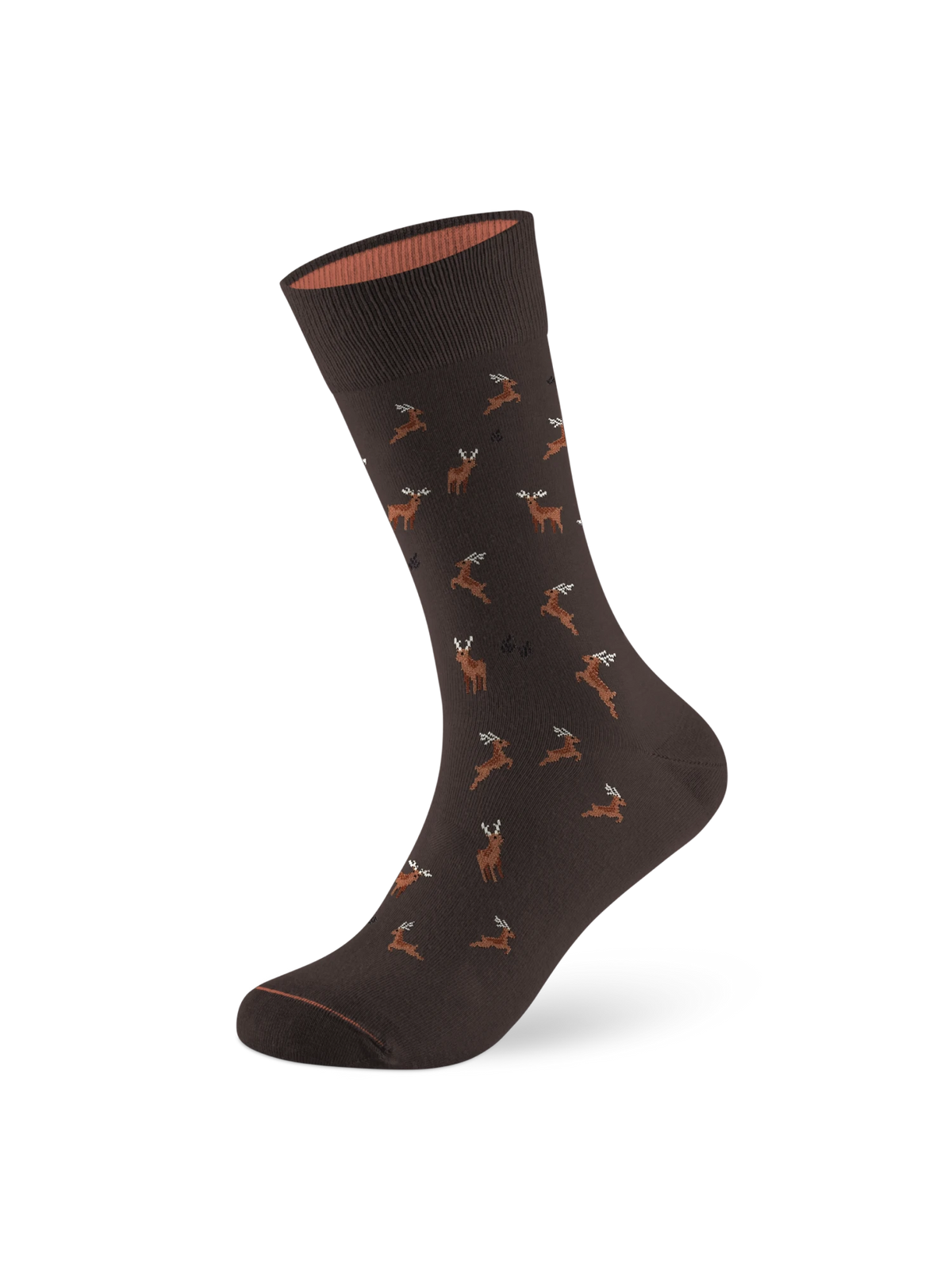 Weihnachtssocke Reindeer Chestnut Brown