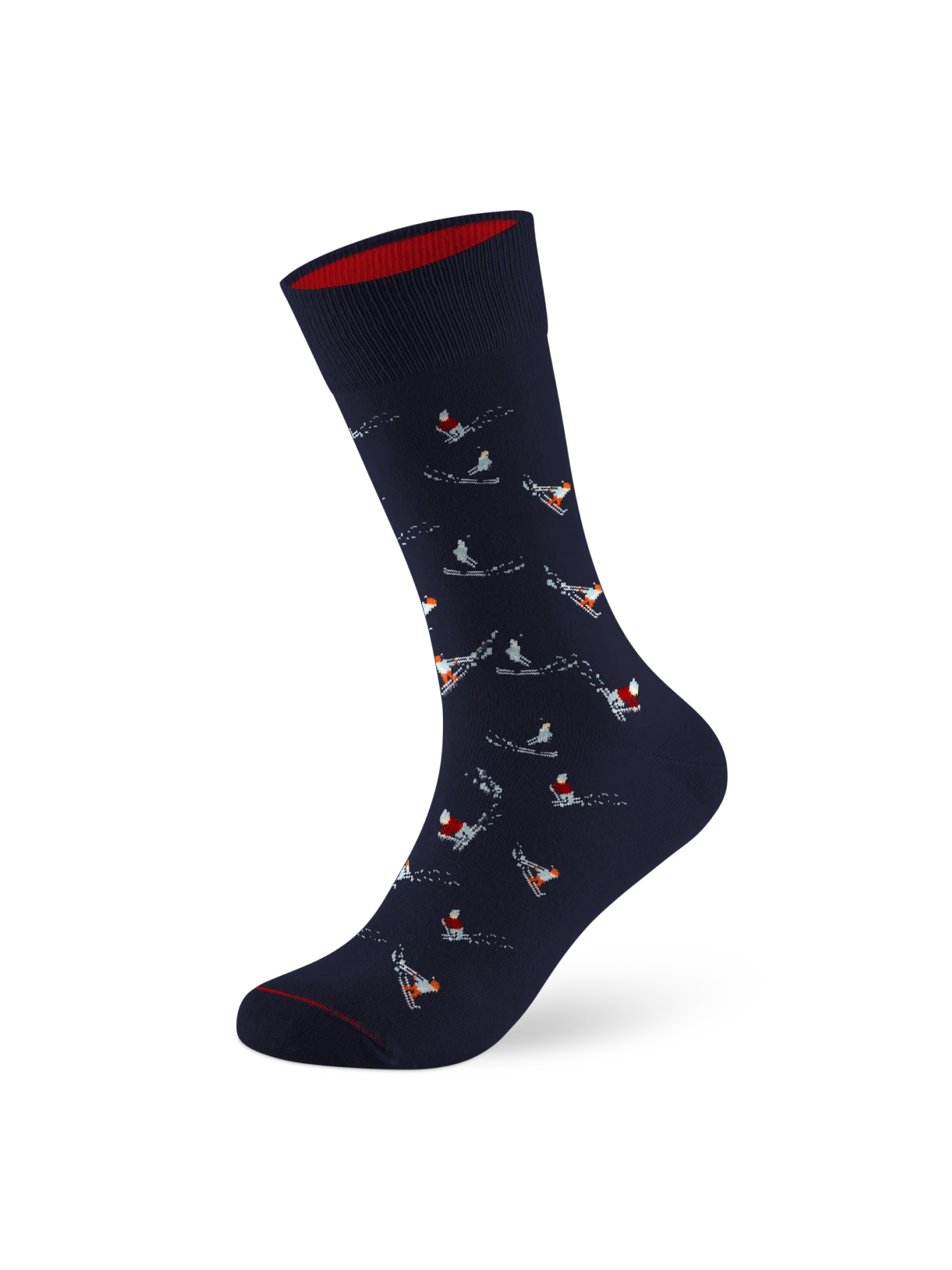 Weihnachtssocke Slalom Oxford Blue