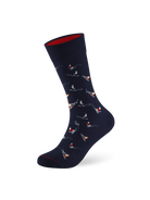 Weihnachtssocke Slalom Oxford Blue