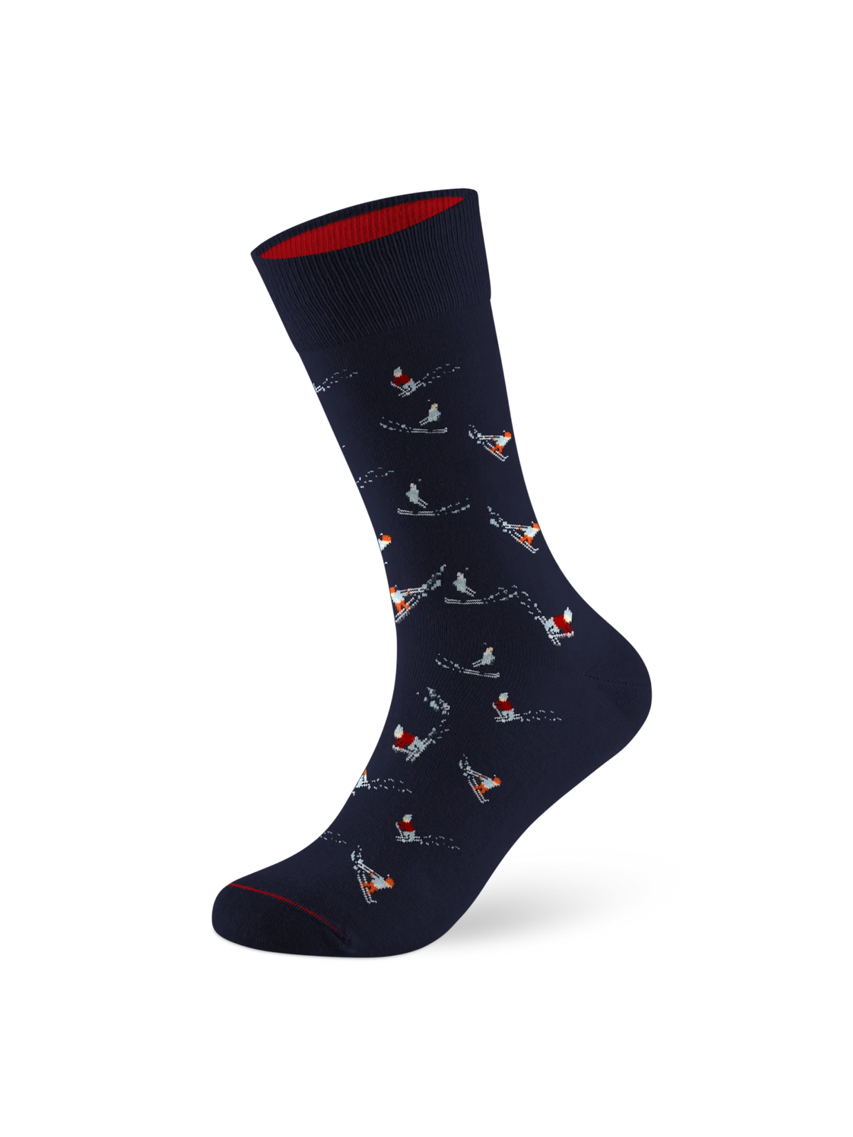 Weihnachtssocke Slalom Oxford Blue
