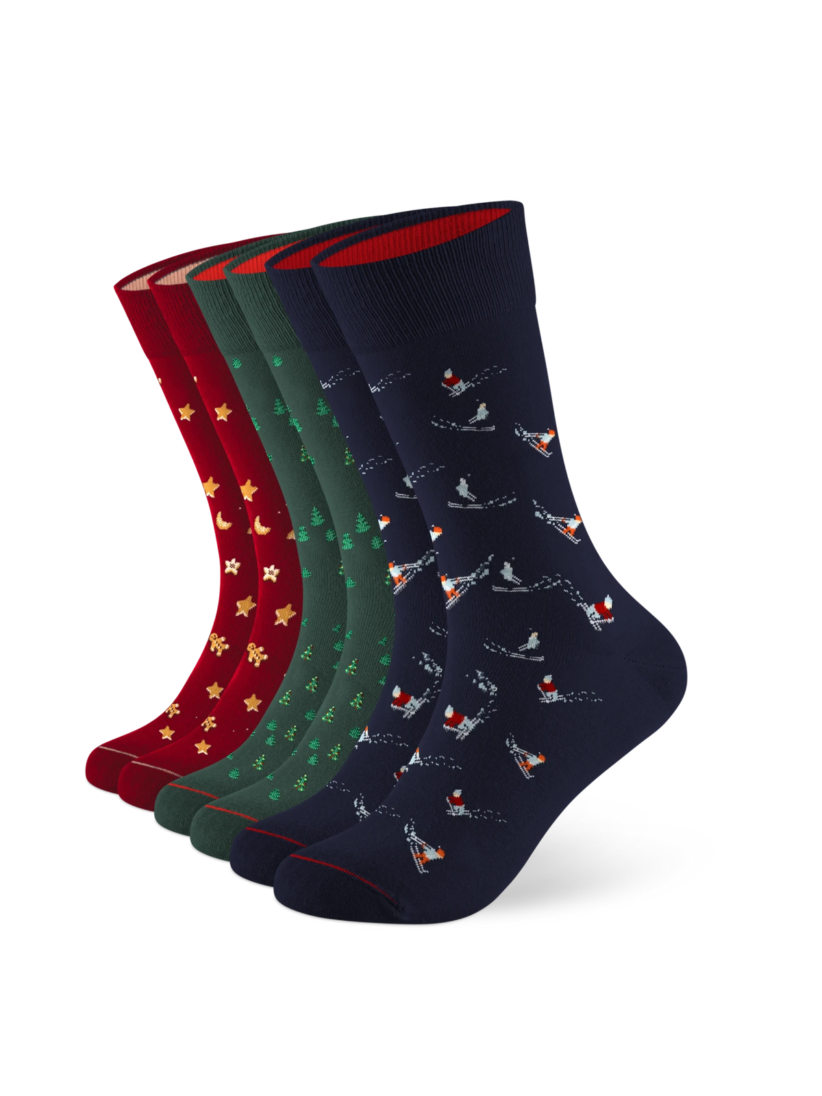 6 Paar Weihnachtssocken Christmas Collection
