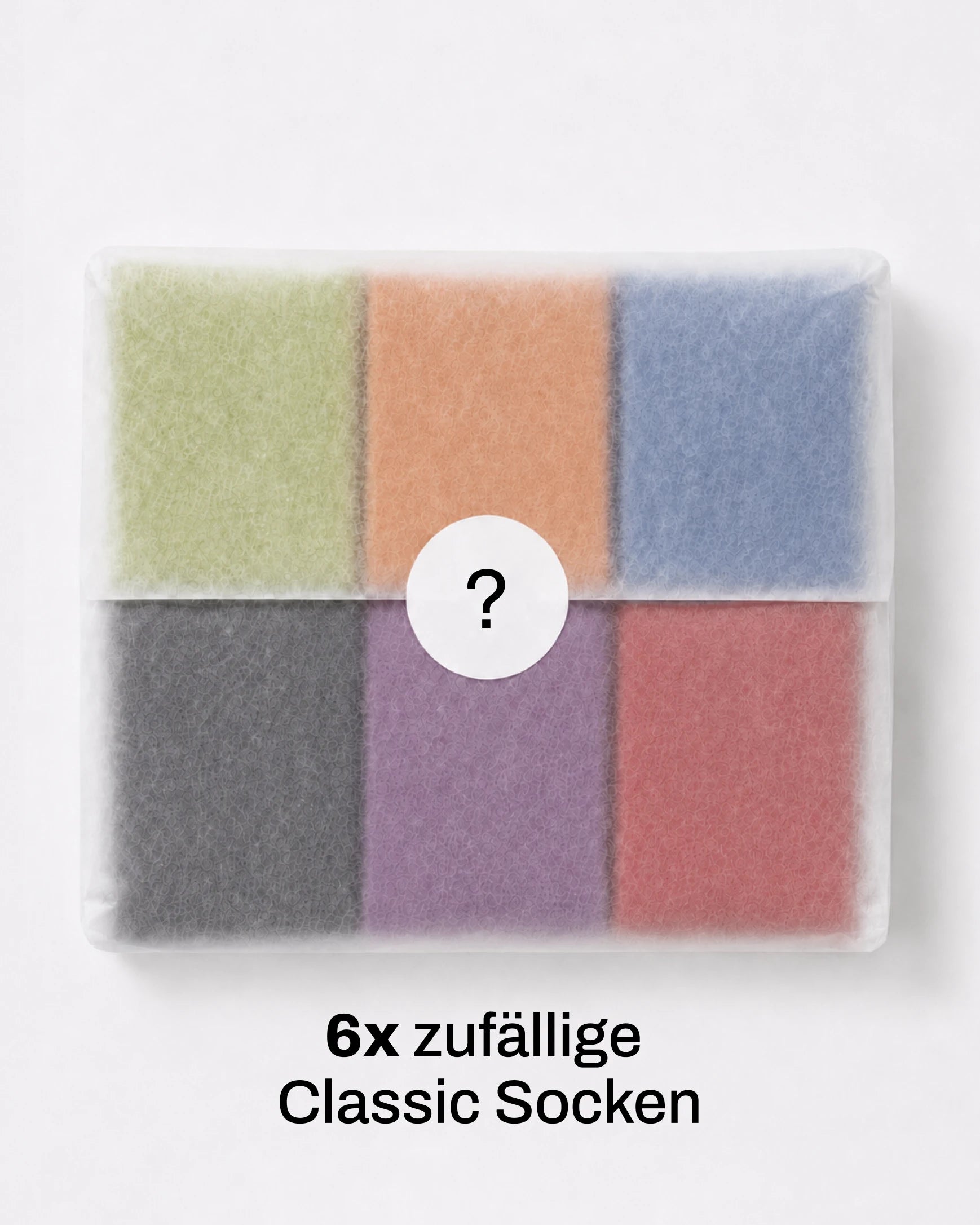 Einfarbige Socken im Mystery Bundle