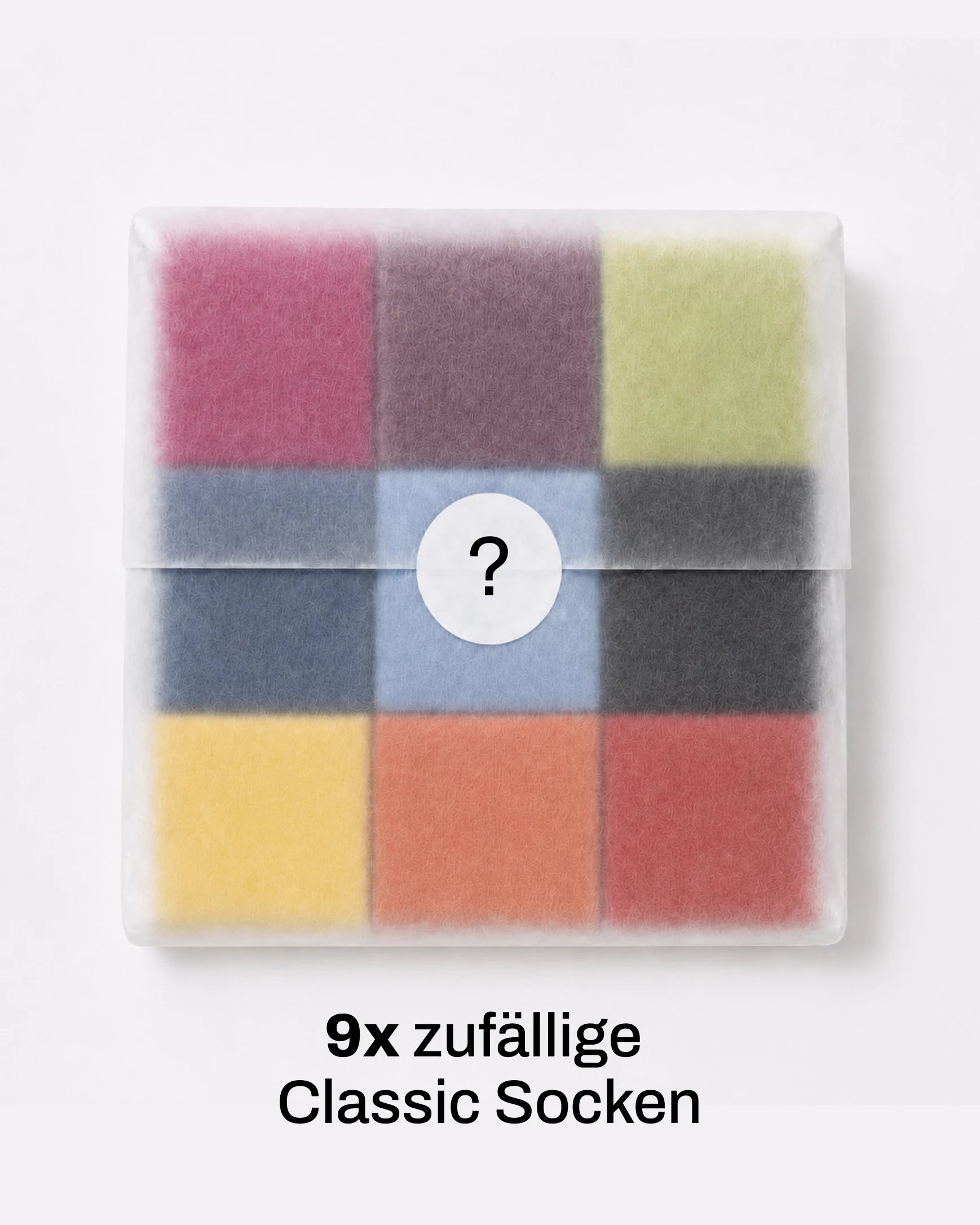 Einfarbige Socken im Mystery Bundle