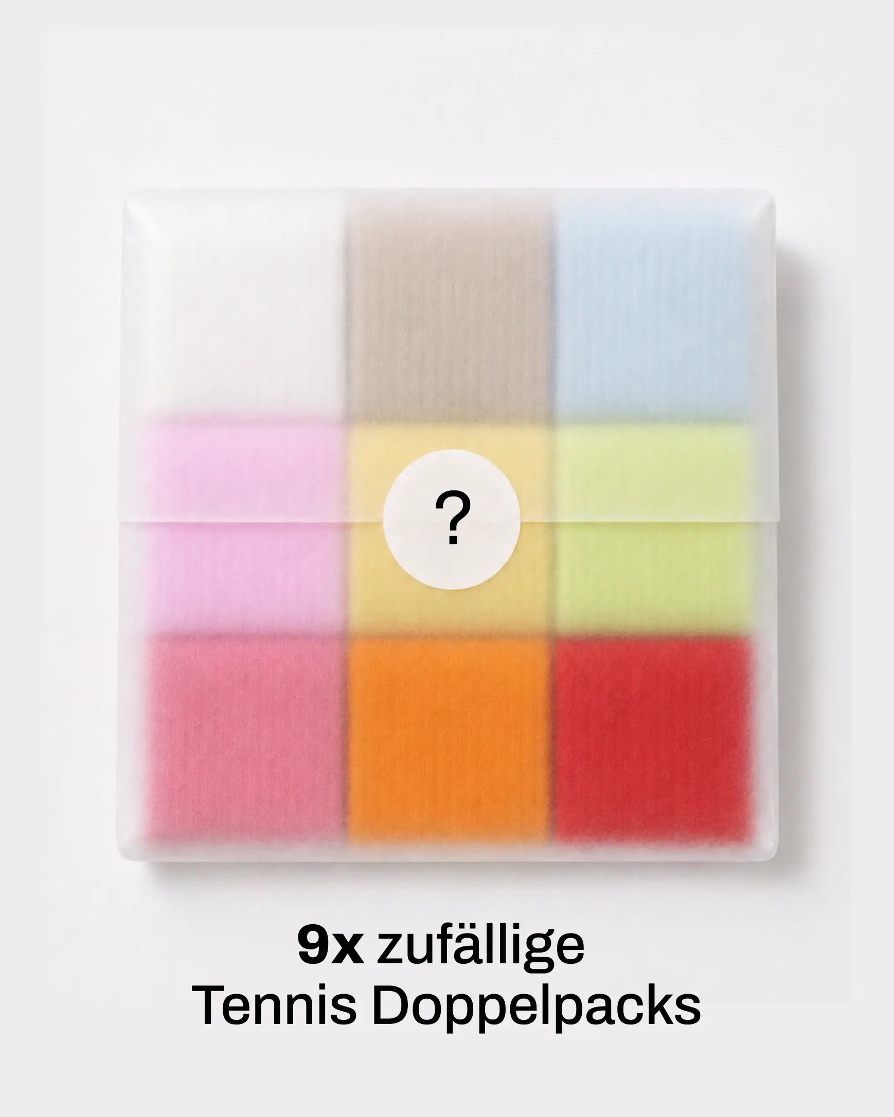 Einfarbige Tennissocken im Mystery Bundle