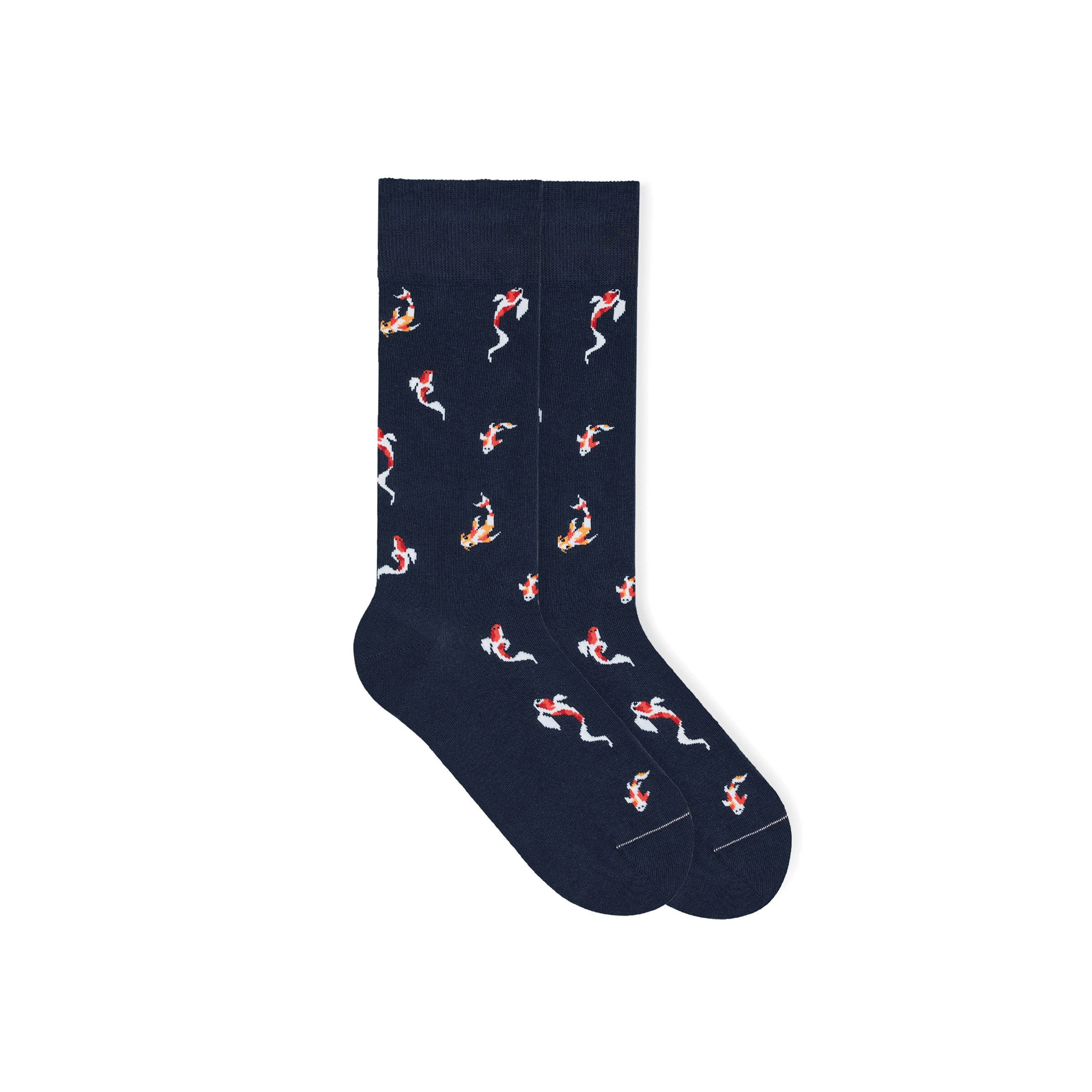 Koi_fish_gemusterte_socken lustige socken anzugssocken business socken