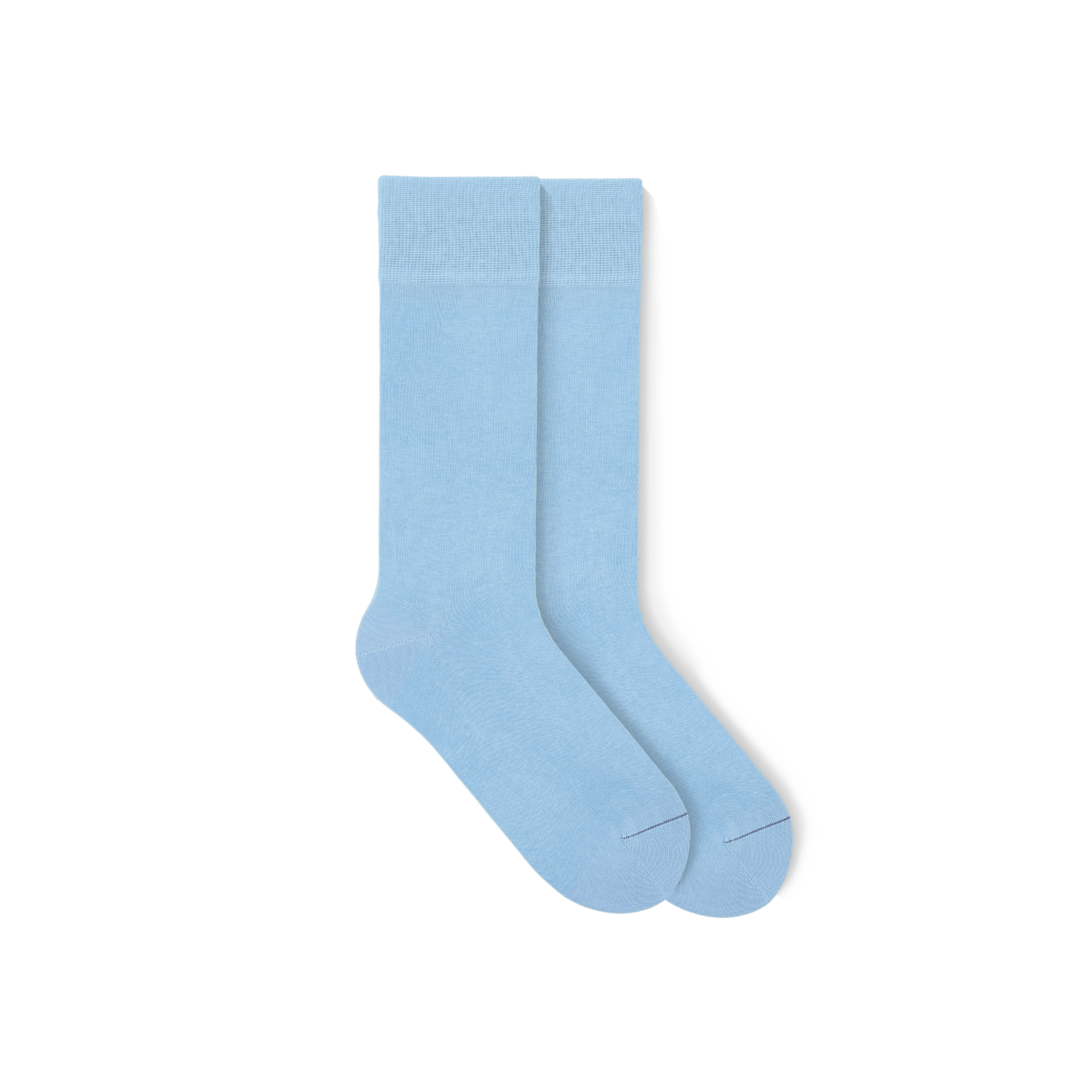 LightBlue_classic_socken anzugssocken business socken aus bio baumwolle blau unisex herren damen