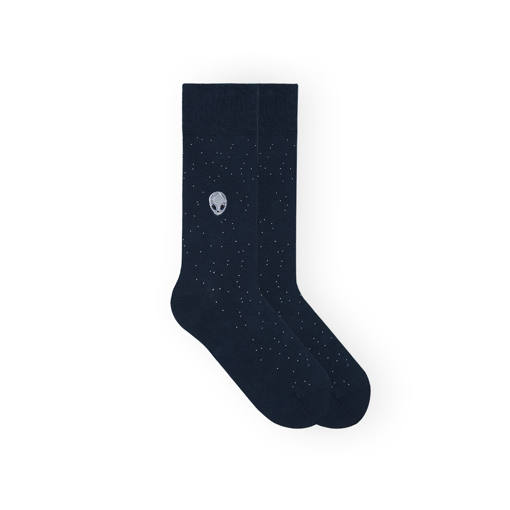 space-socken-lustige-funny-motif-socks-alien-head-stars