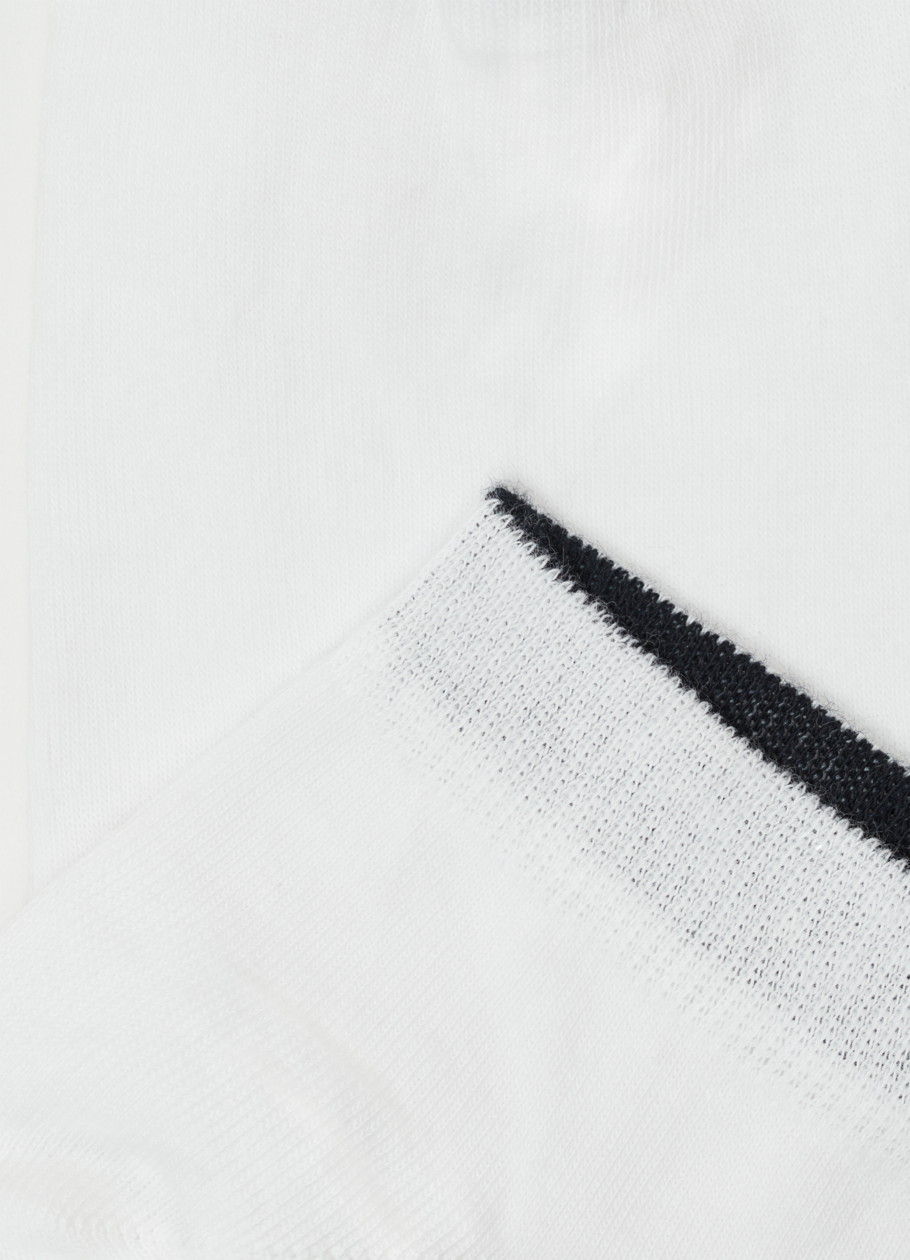 sneaker socken weiß - ankle socks white basics sport socks signature detail