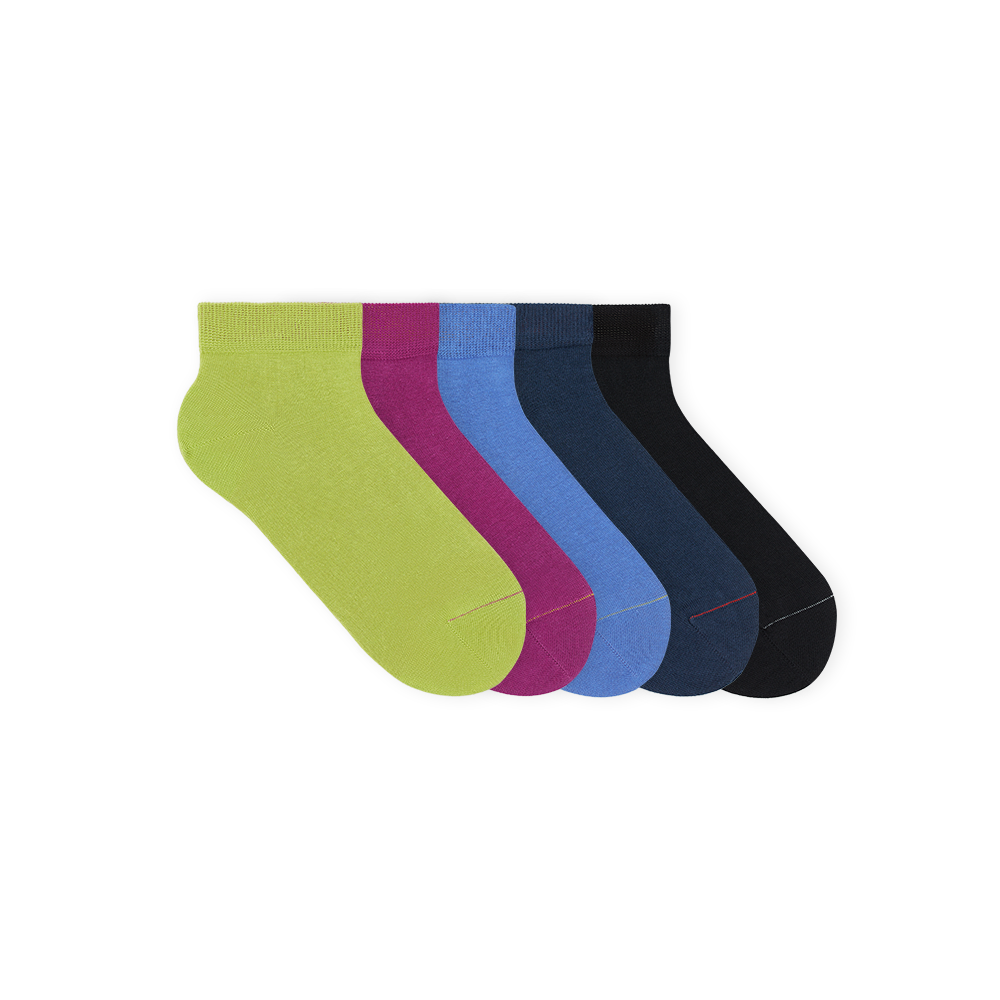 kurze sneaker socken set bunt - multicolor classic sneaker socks 