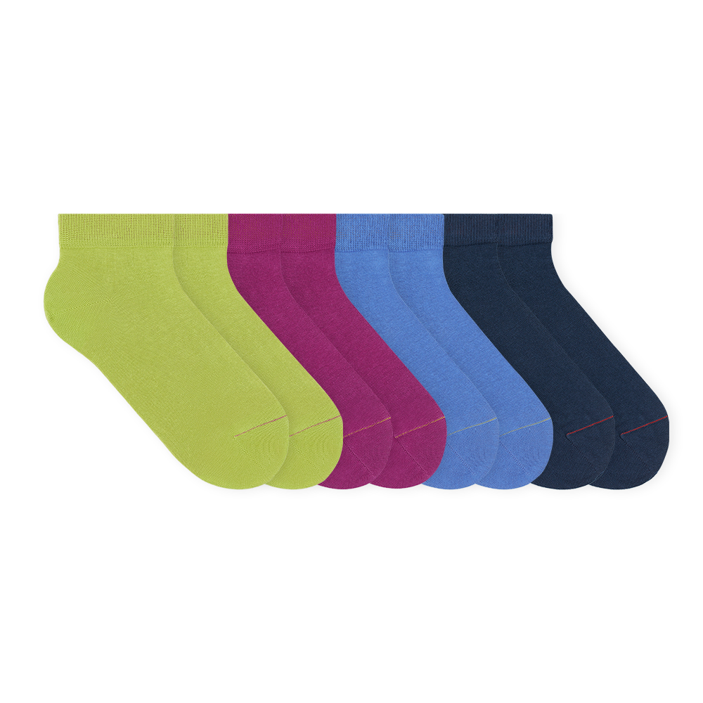 kurze sneaker socken set bunt - multicolor classic sneaker socks 