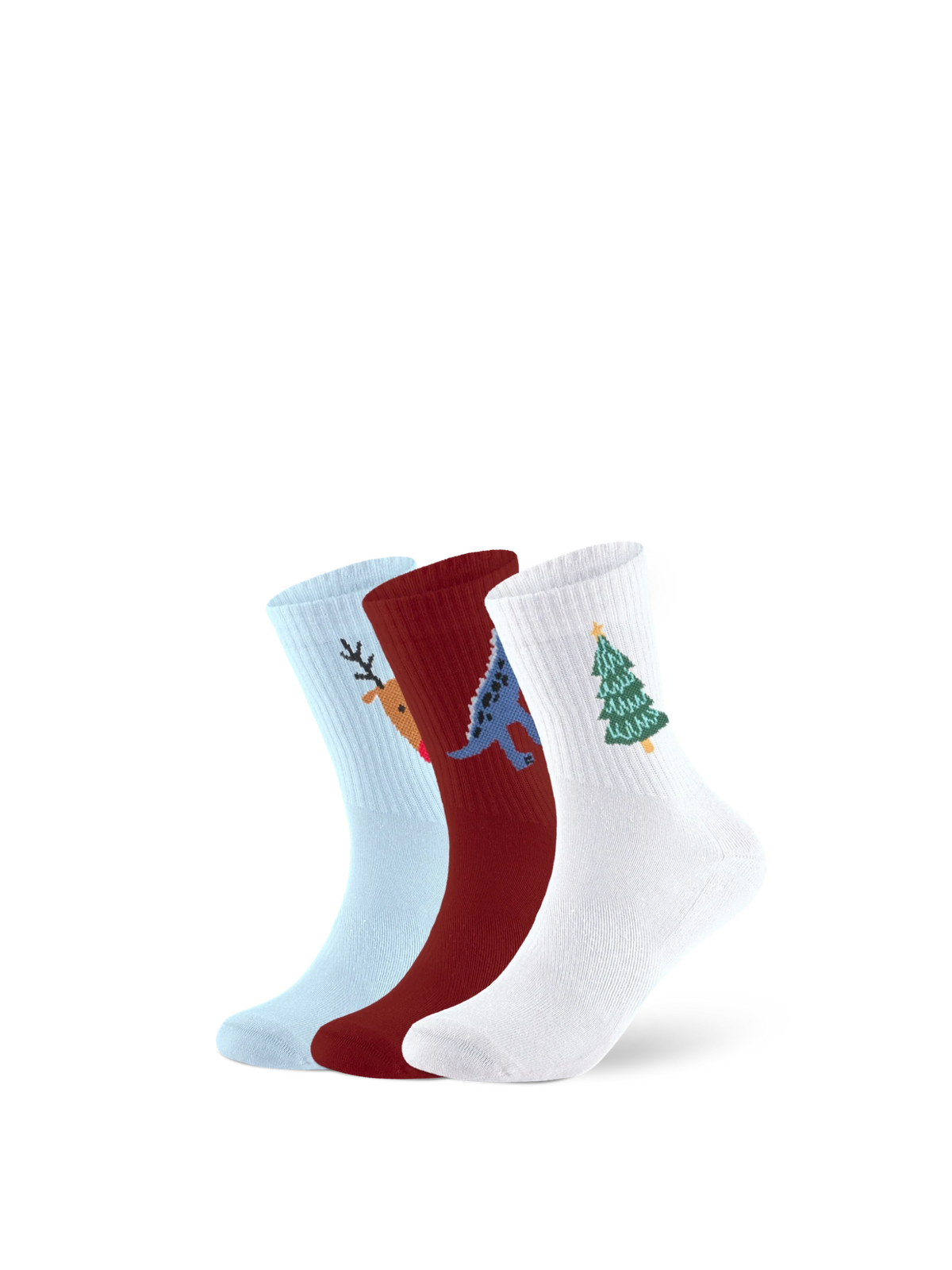 KIDS 3er-Set Tennissocken Weihnachten