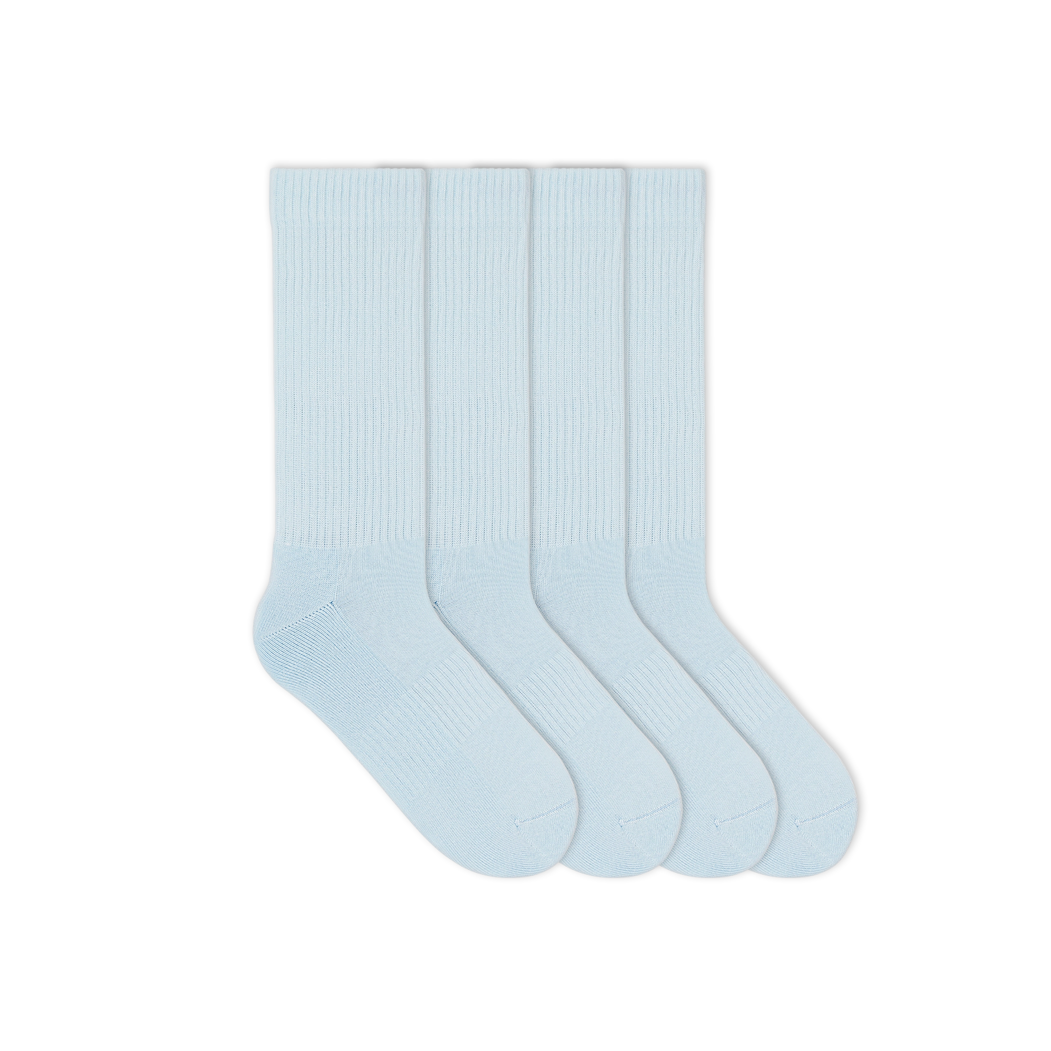 hellblaue tennis socken - 4er set sport socken bio socken