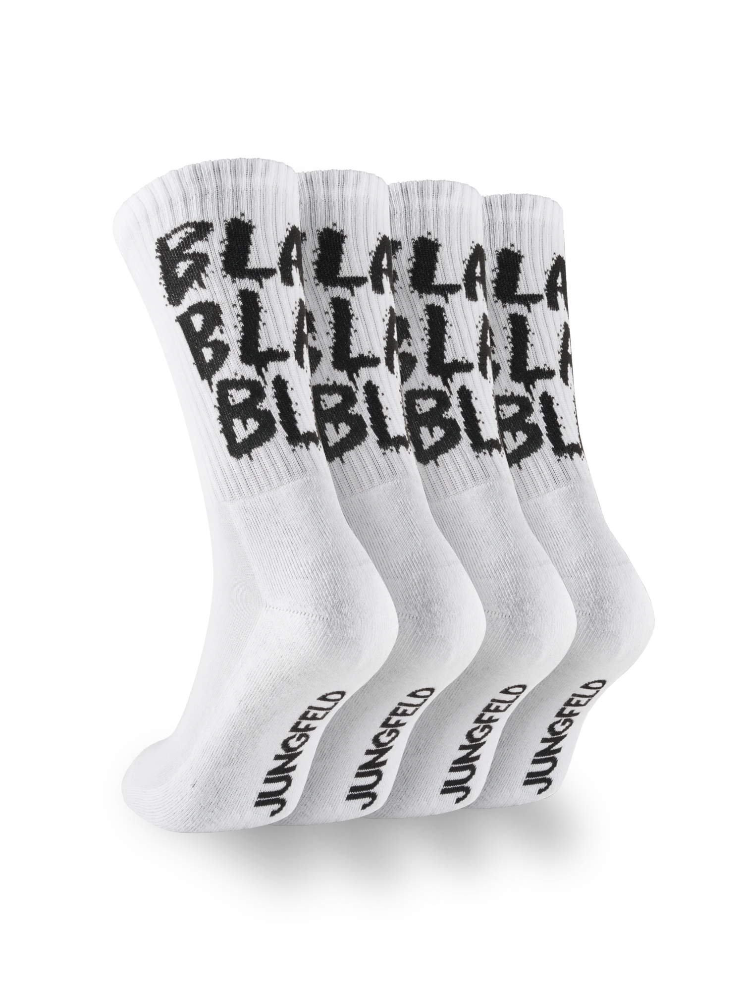Tennissocken mit Happy Face & Graffiti im Set – 4 oder 6 Paar