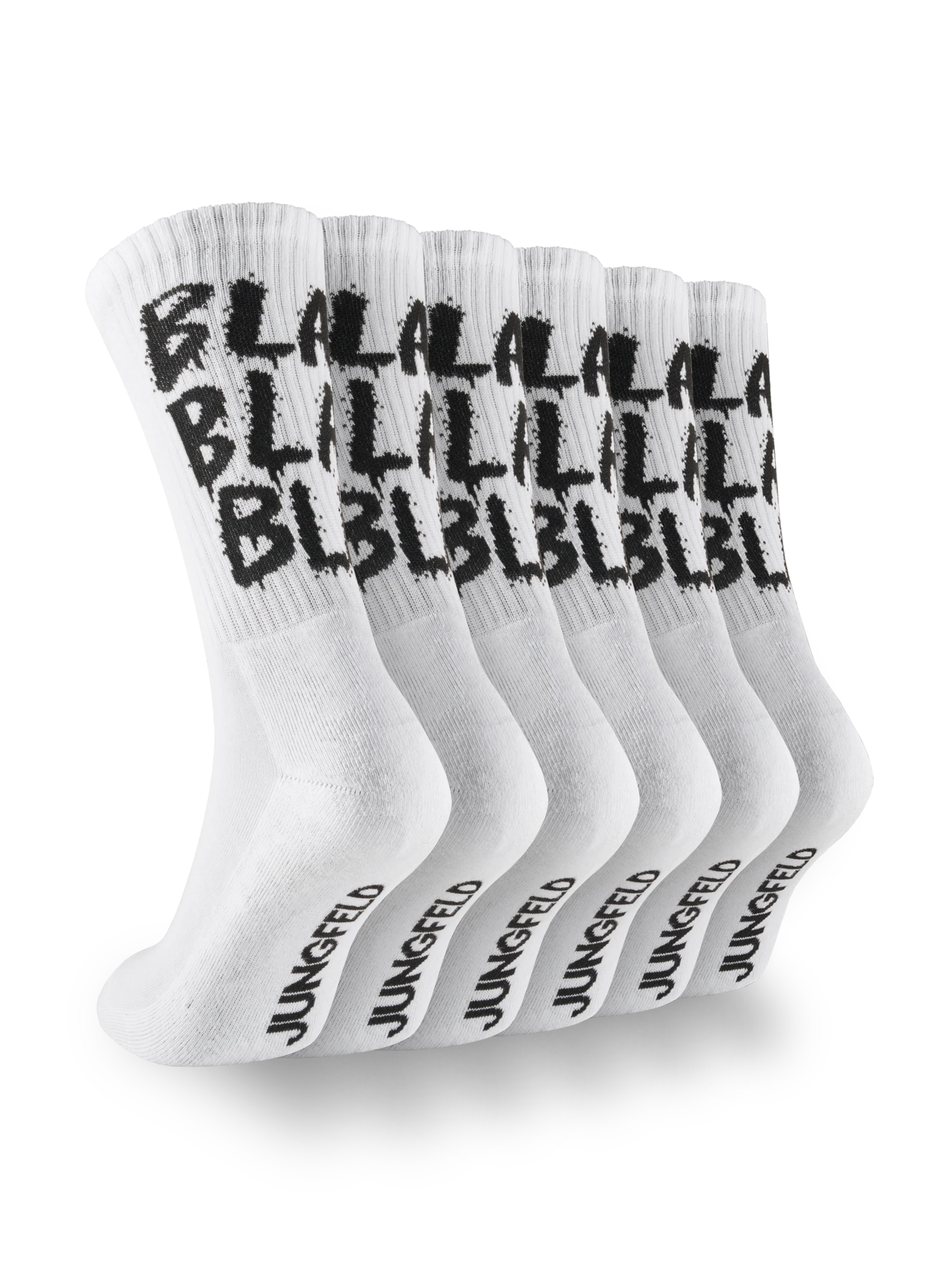 Tennissocken mit Happy Face & Graffiti im Set – 4 oder 6 Paar